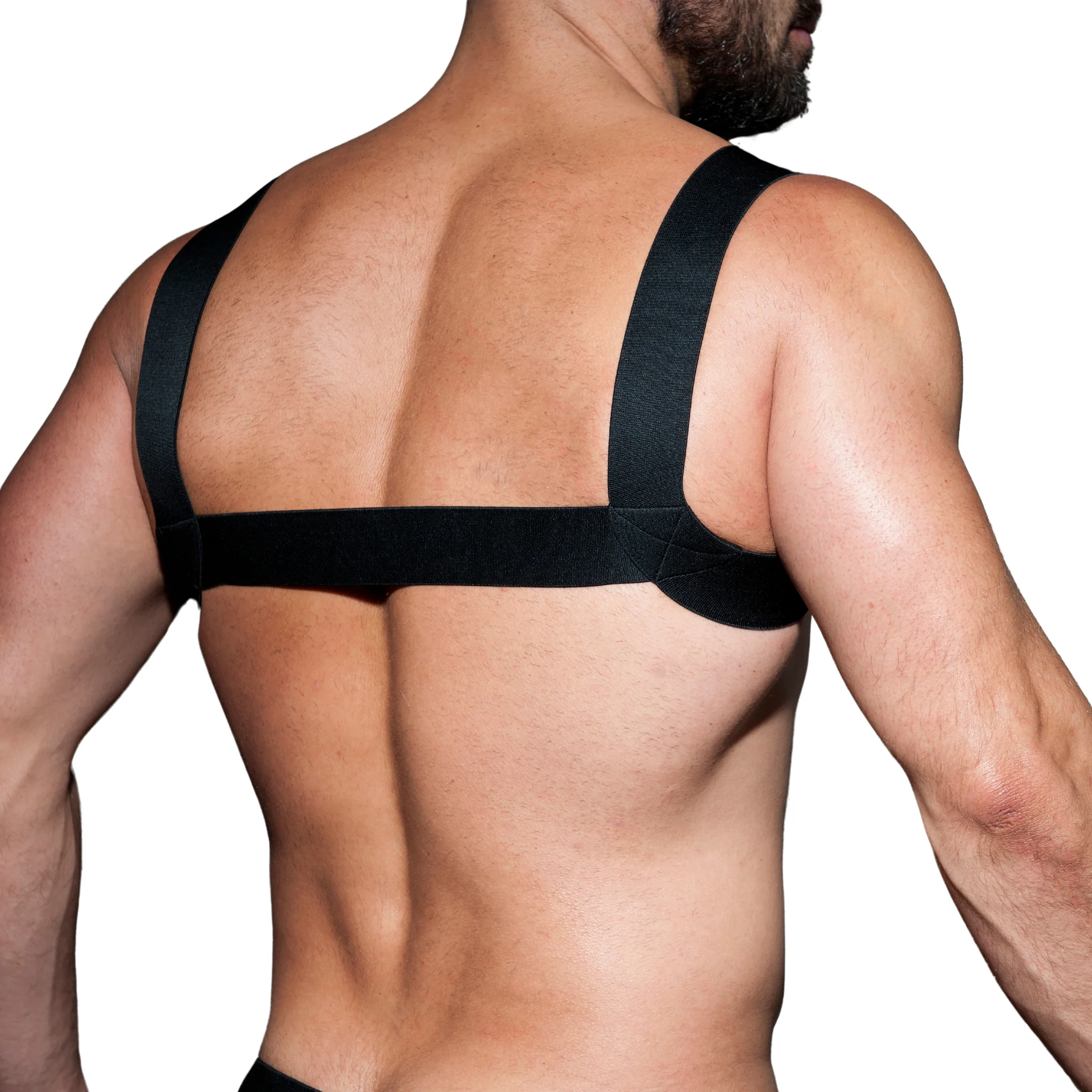 AD Fetish Basic Elastic Harness Black ADF104 - Image 3