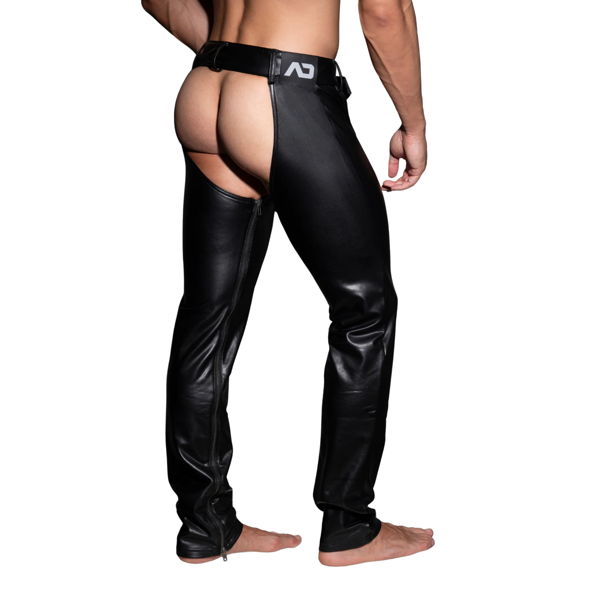 AD Fetish Chaps Pants Black ADF182 - Image 3