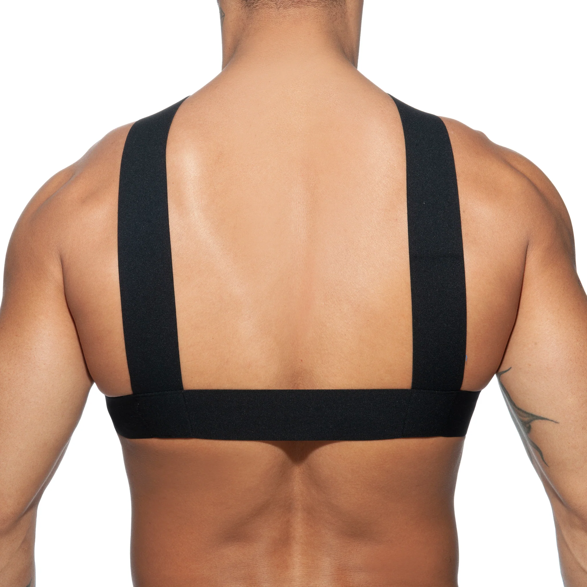AD Fetish Double Ring Harness Black ADF116 - Image 3