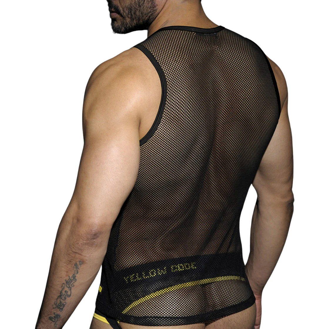 AD Fetish Mesh Tank Top Black ADF01 - Image 3