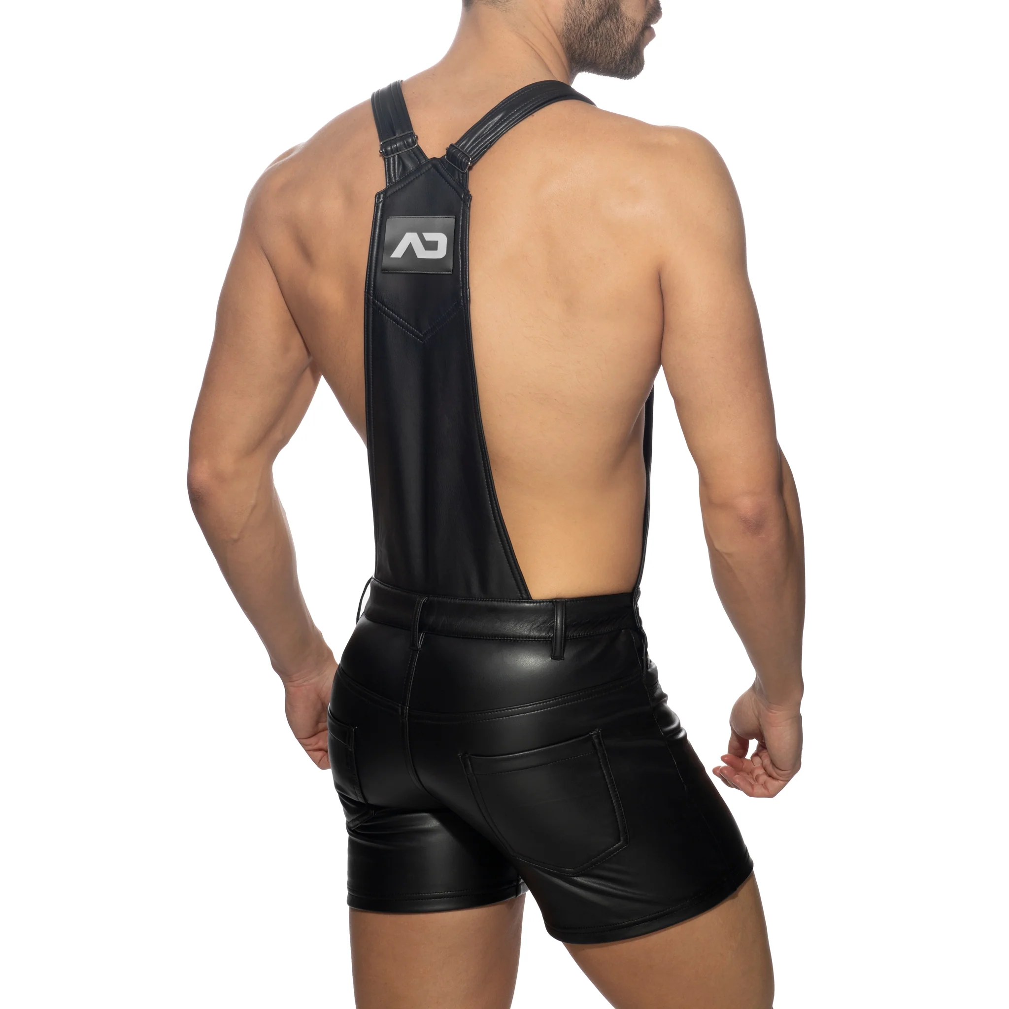 AD Fetish Overalls Black ADF175 - Image 3