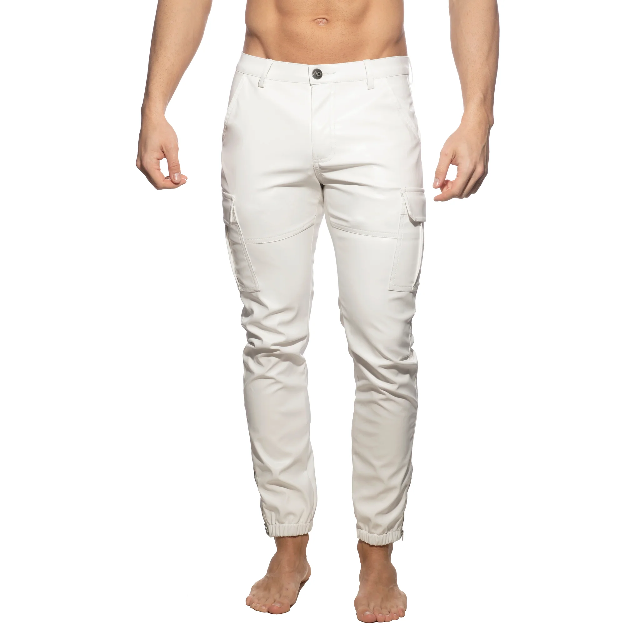 AD Fetish Fetish Rub Cargos White ADF195 - Image 2