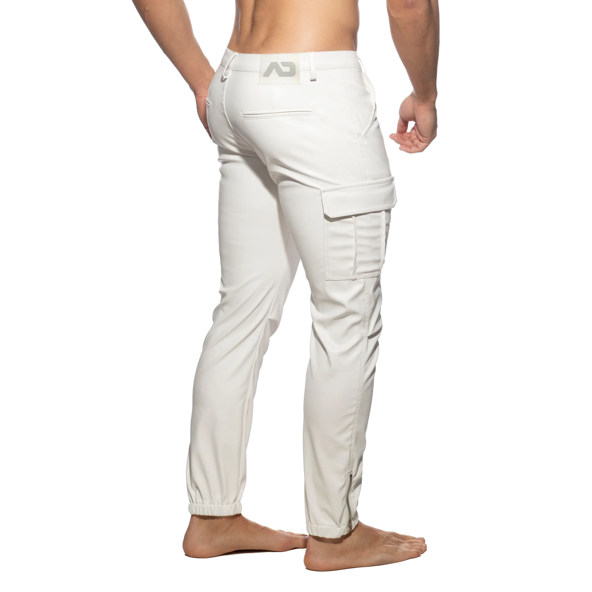 AD Fetish Fetish Rub Cargos White ADF195 - Image 3