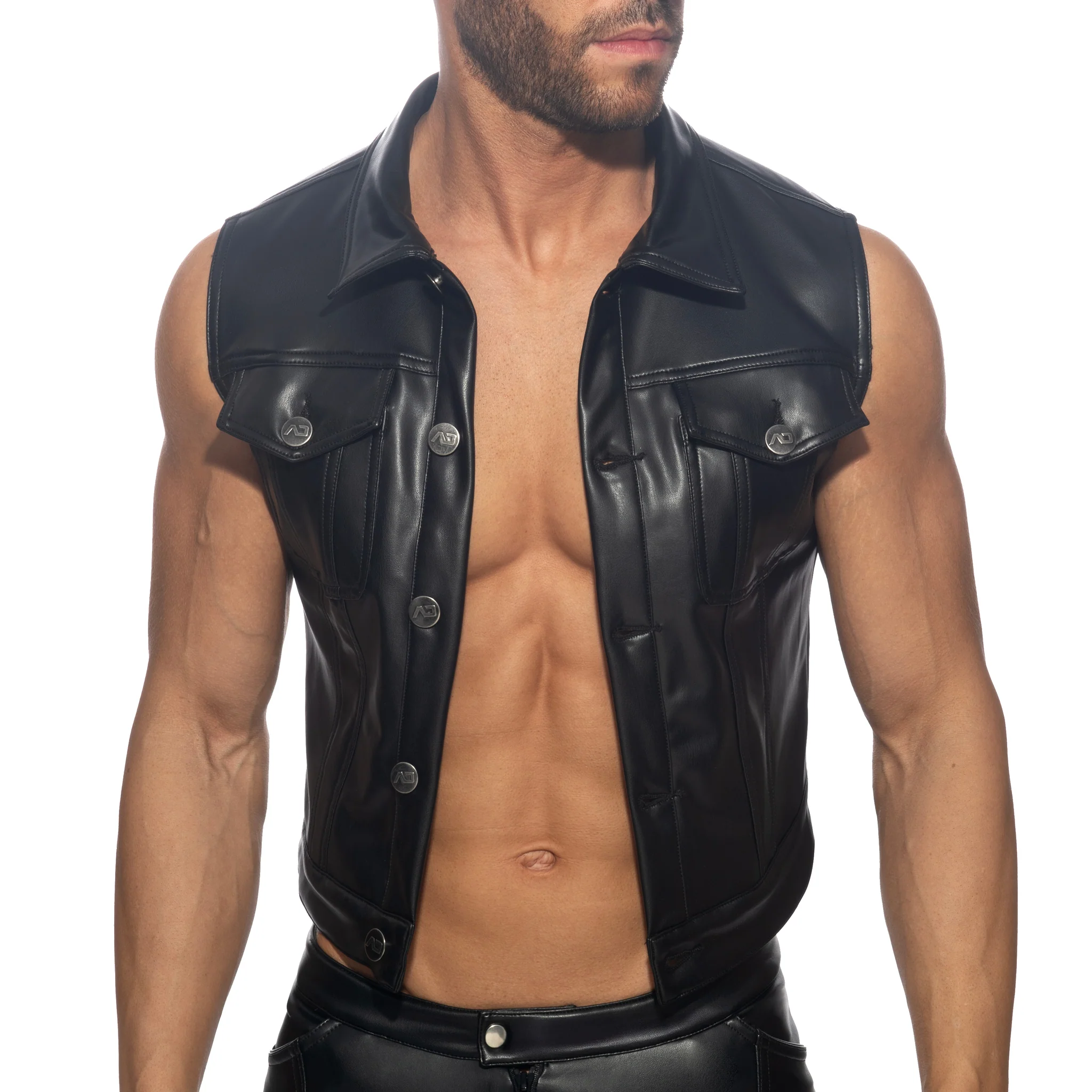 AD Fetish Fetish Rub Vest Black ADF212 - Image 4