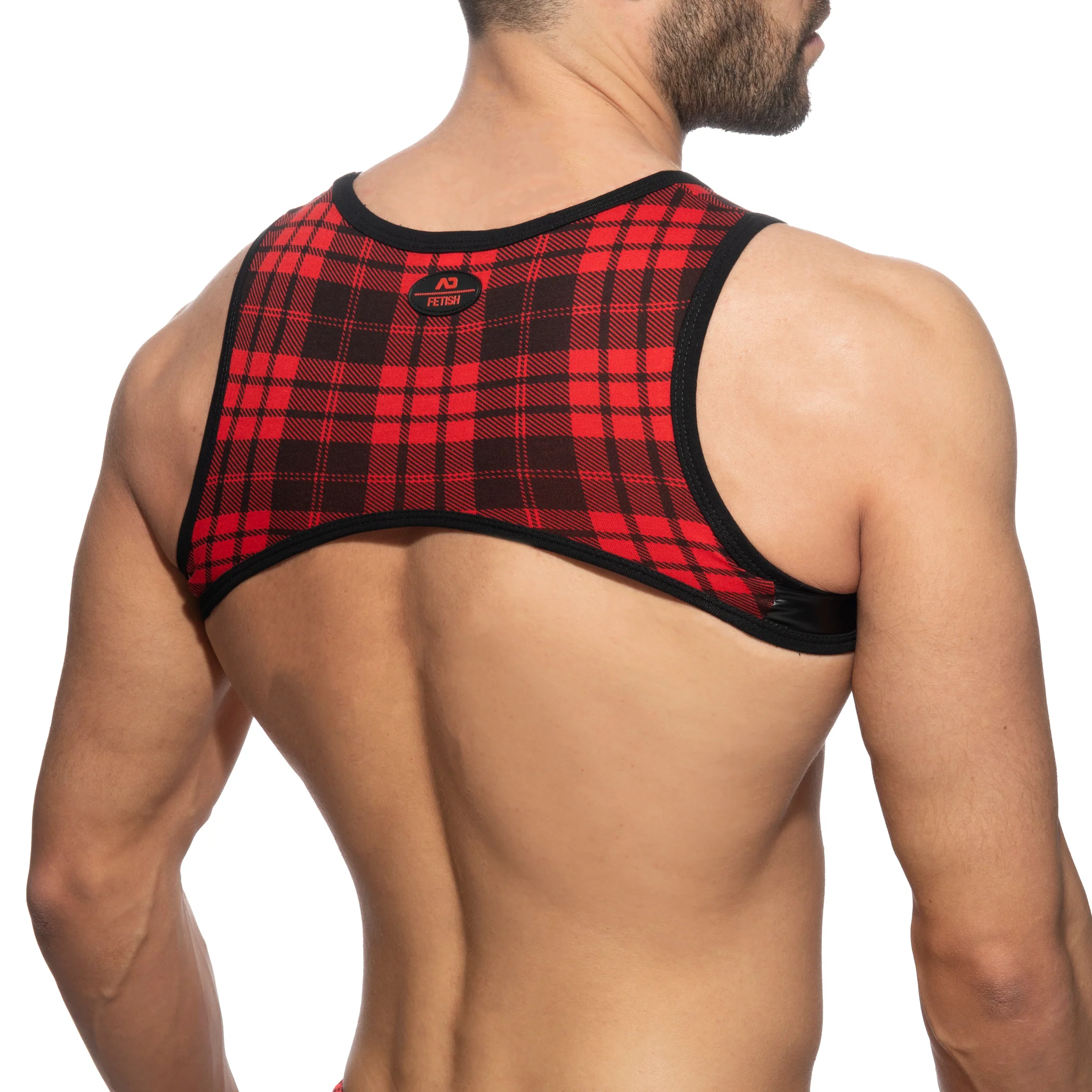 AD Fetish Laddie Ring Harness Red ADF206 - Image 3