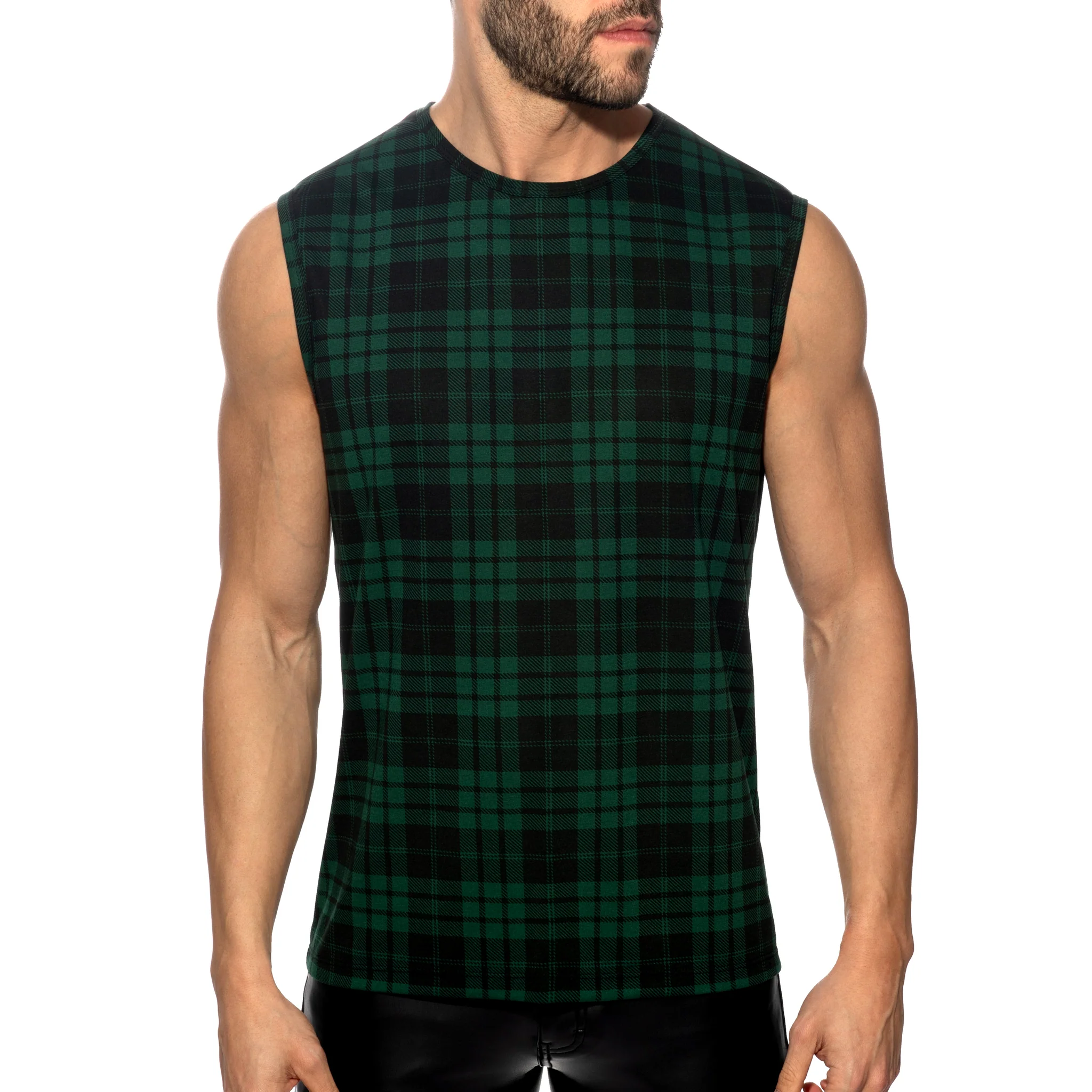 AD Fetish Laddie Tank Top Green ADF232 - Image 2