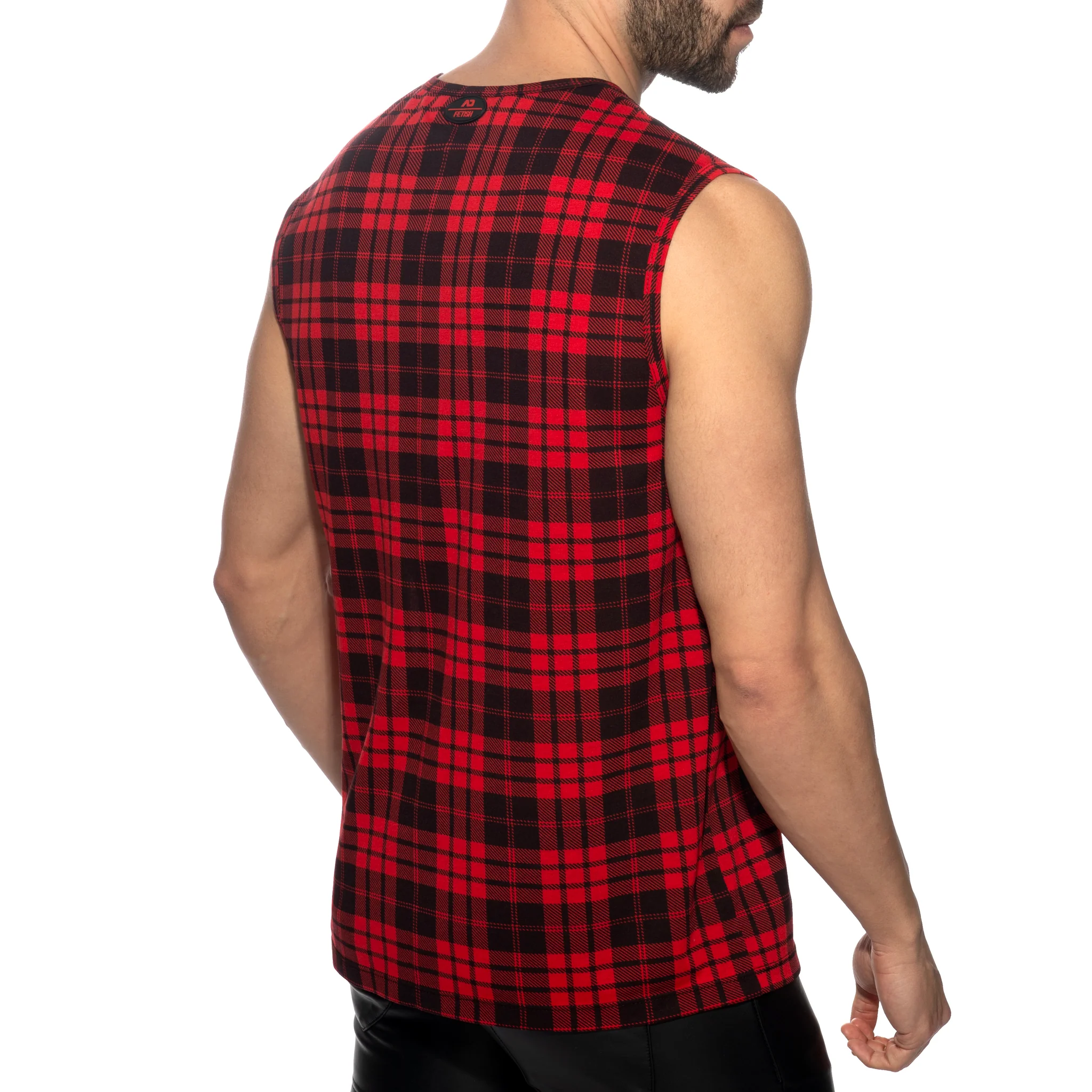 AD Fetish Laddie Tank Top Red ADF232 - Image 3