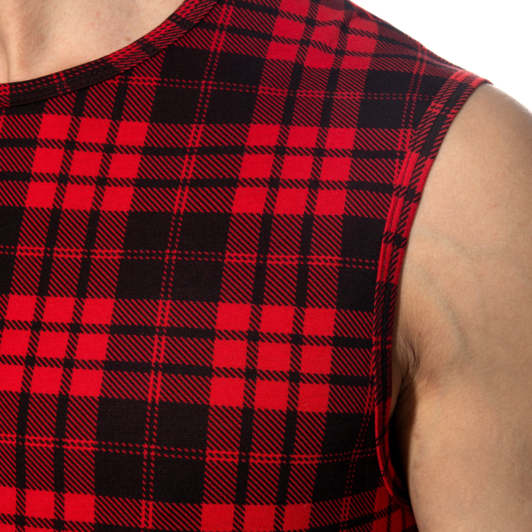 AD Fetish Laddie Tank Top Red ADF232 - Image 4