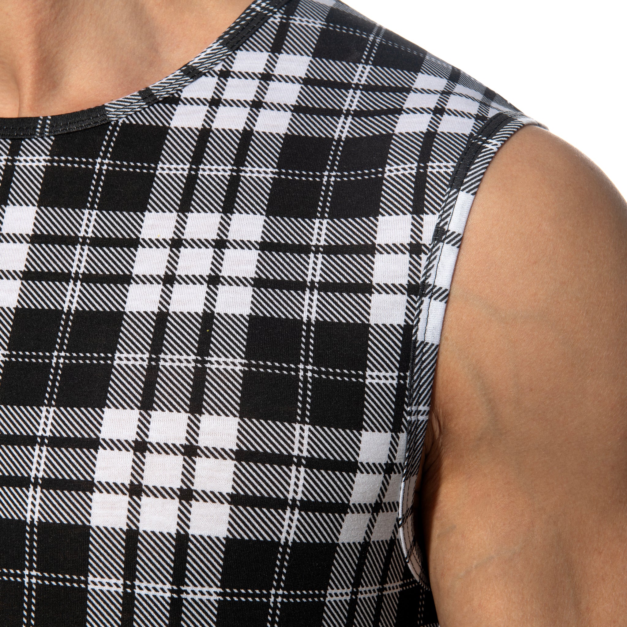 AD Fetish Laddie Tank Top White ADF232 - Image 4