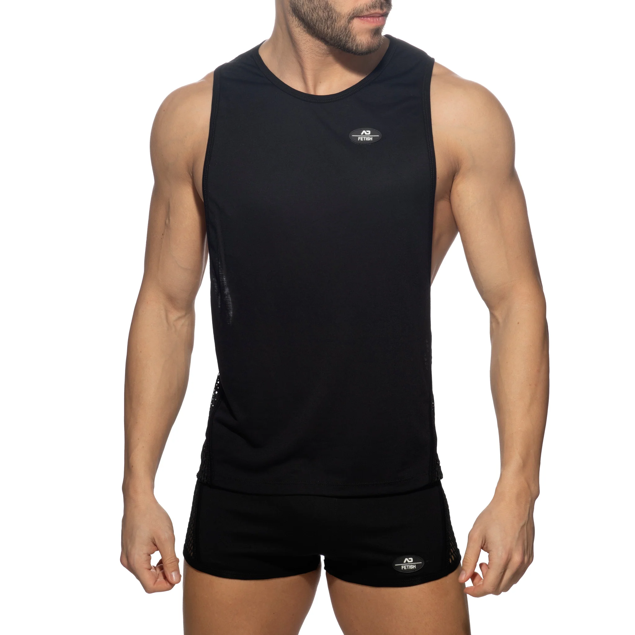 AD Fetish Mesh-Striped Low Rider Black ADF168 - Image 2