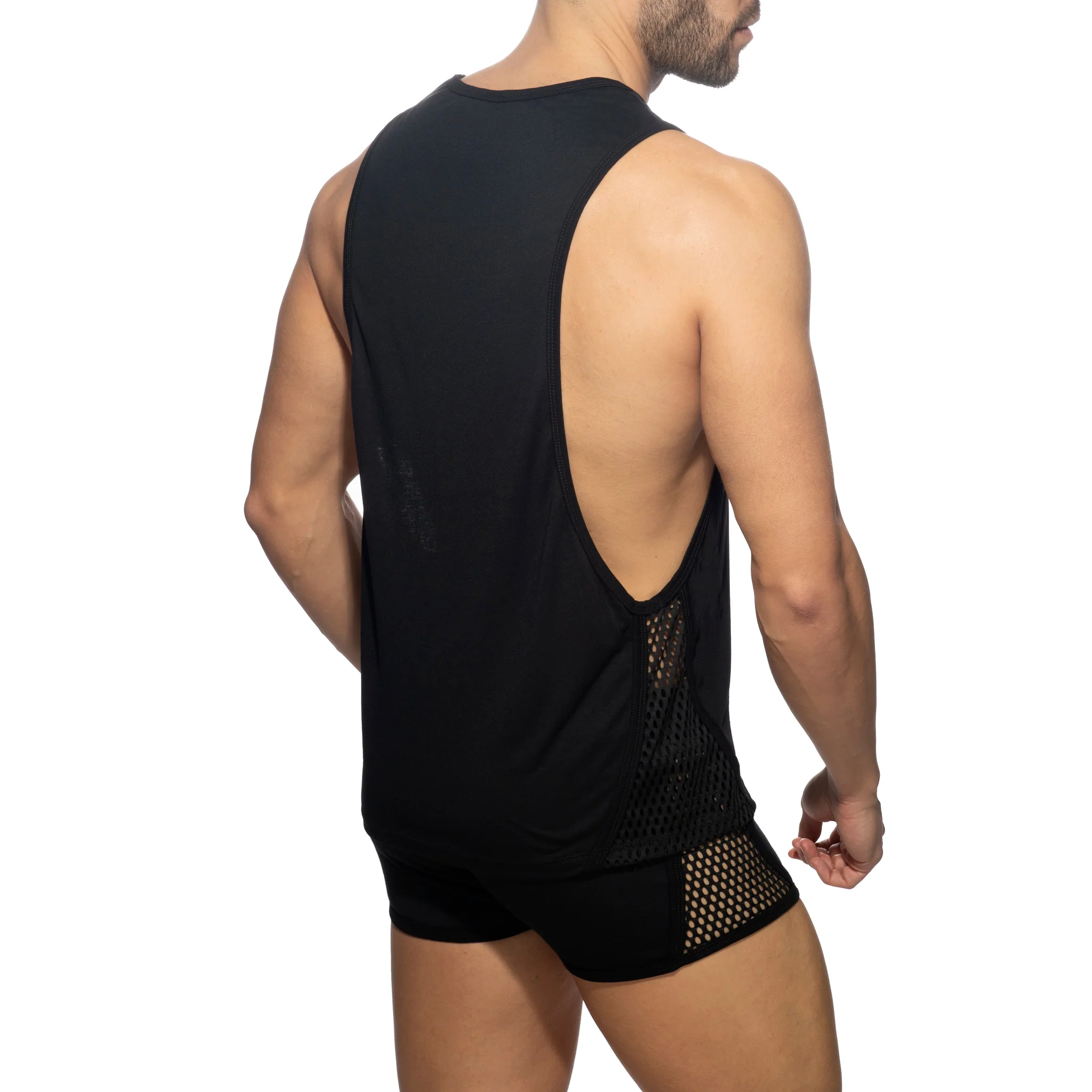 AD Fetish Mesh-Striped Low Rider Black ADF168 - Image 3