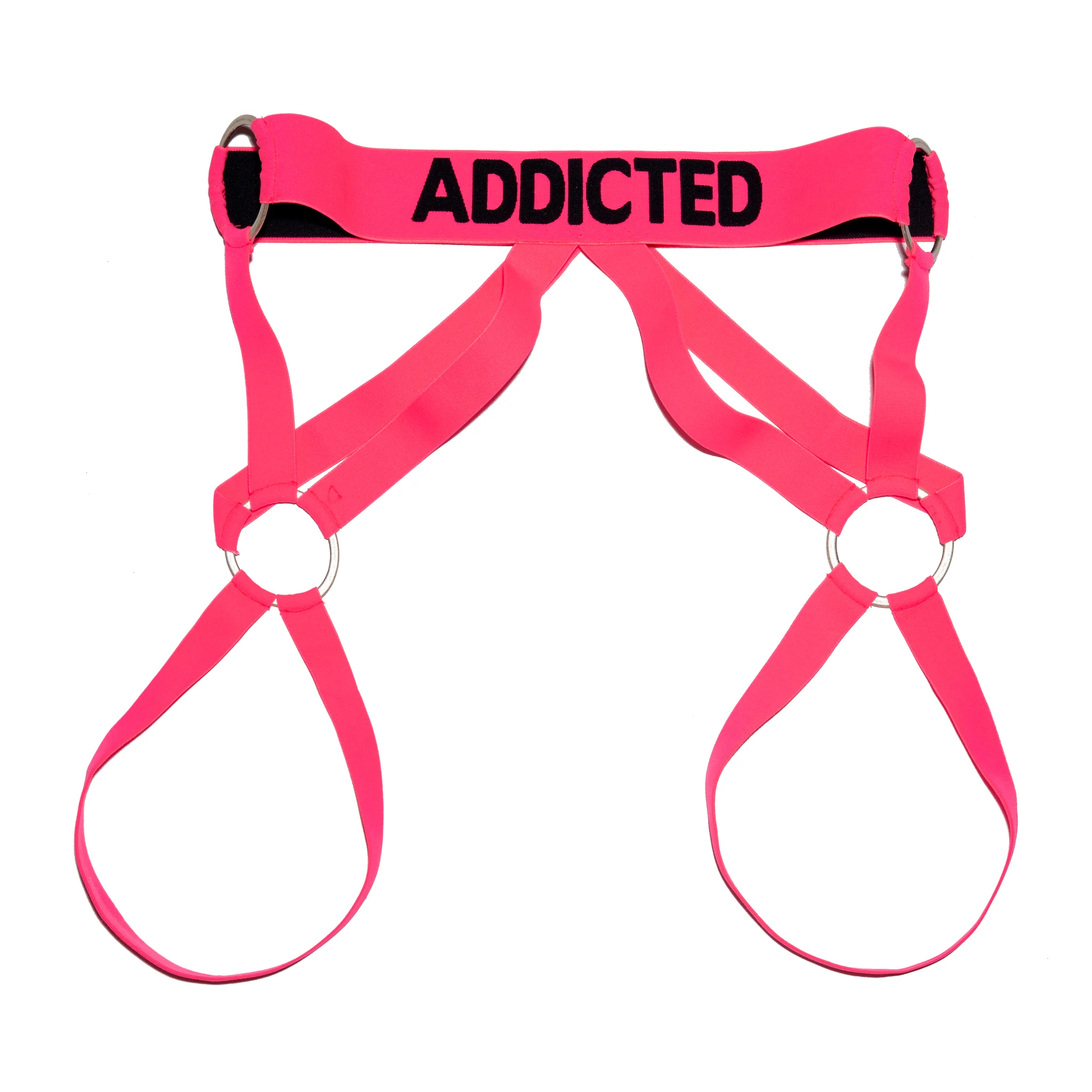 AD Fetish Neon Leg Harness Neon Pink ADF174 - Image 4