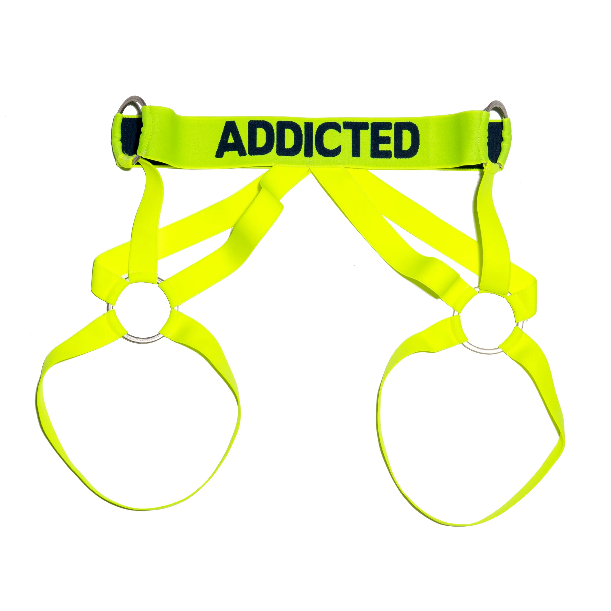 AD Fetish Neon Leg Harness Neon Yellow ADF174 - Image 4