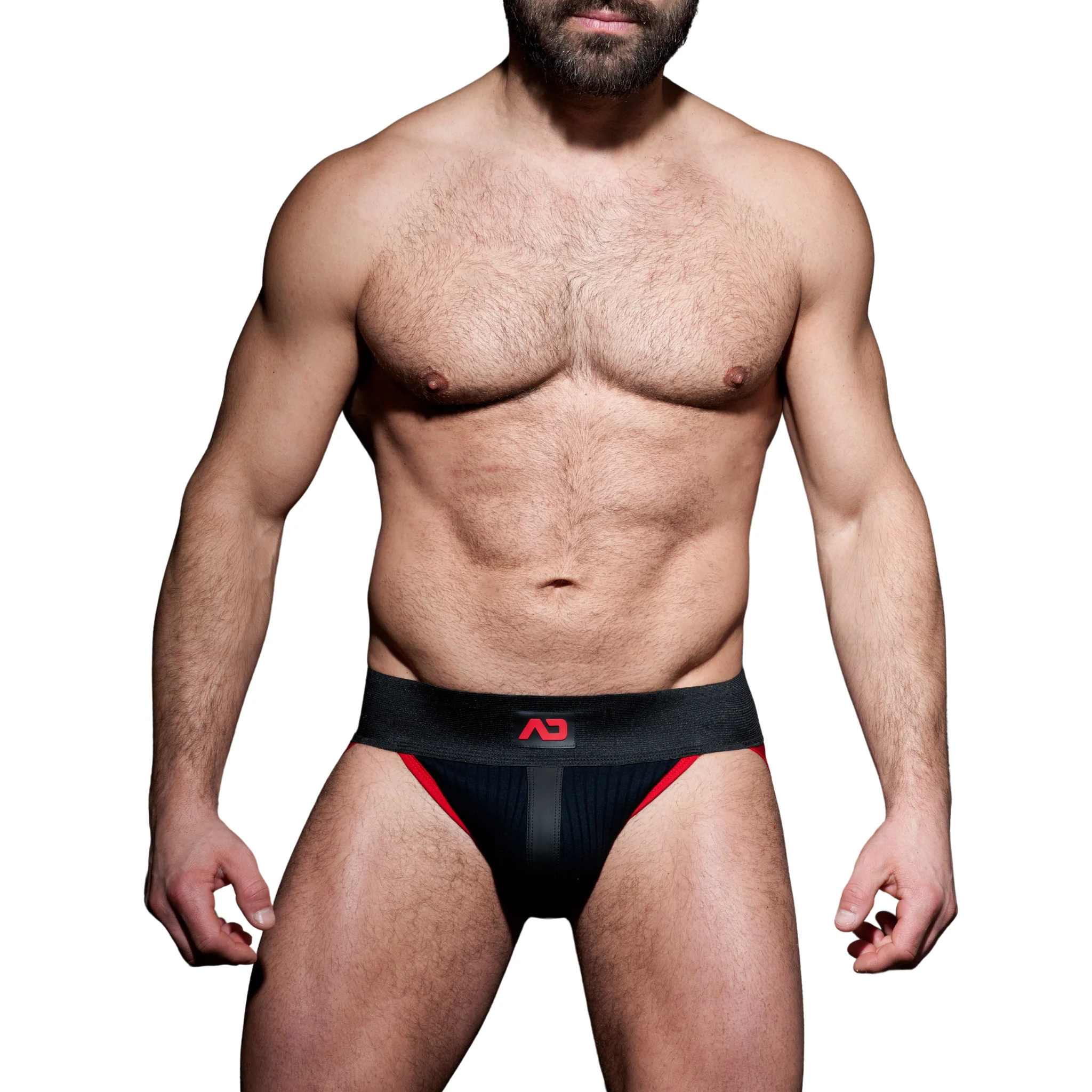 AD Fetish Rib Jock Red ADF84 - Image 2