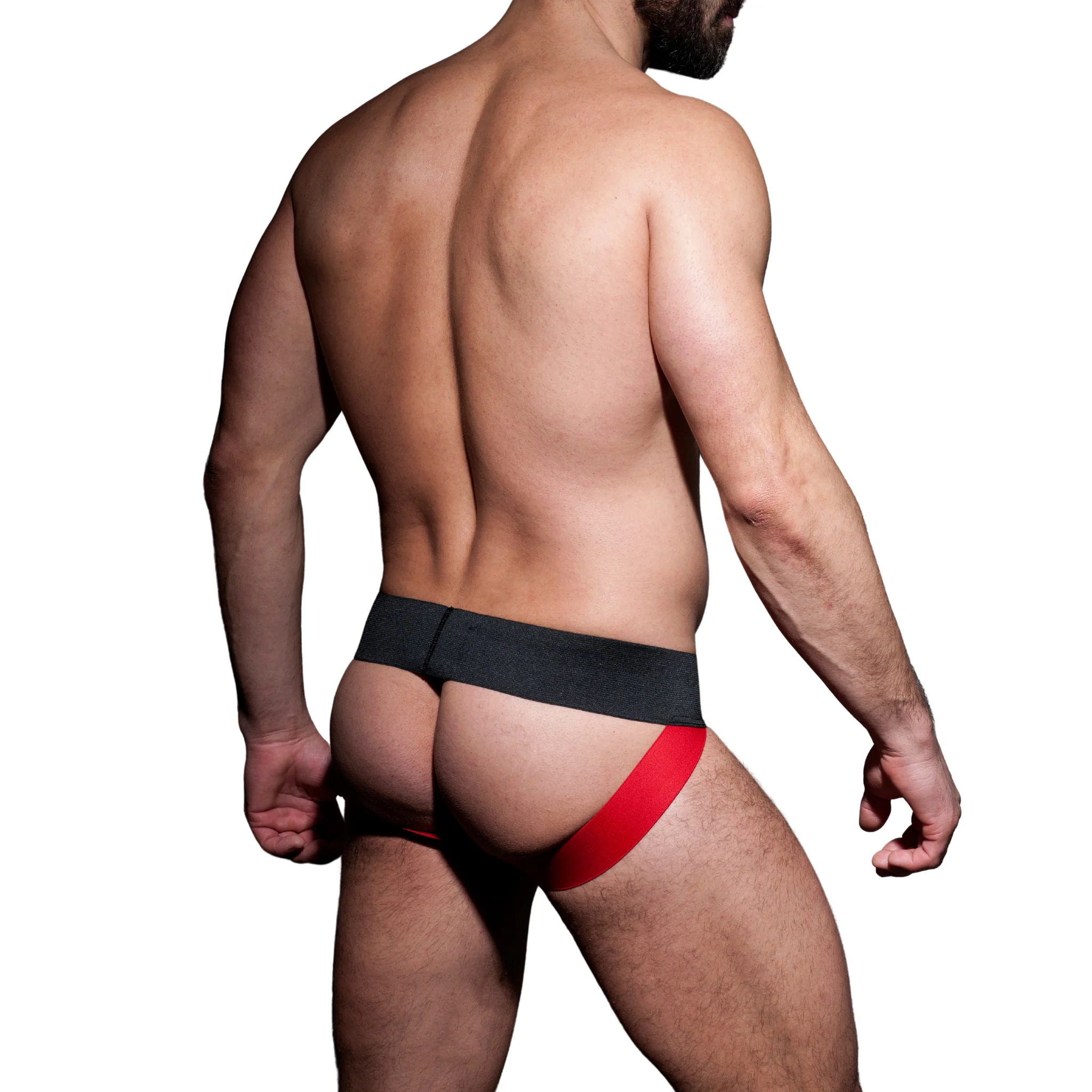 AD Fetish Rib Jock Red ADF84 - Image 3