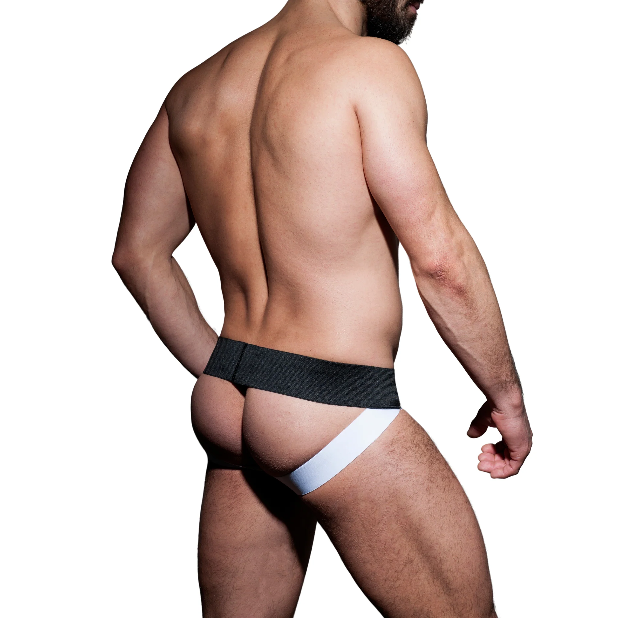 AD Fetish Rib Jock White ADF84 - Image 3