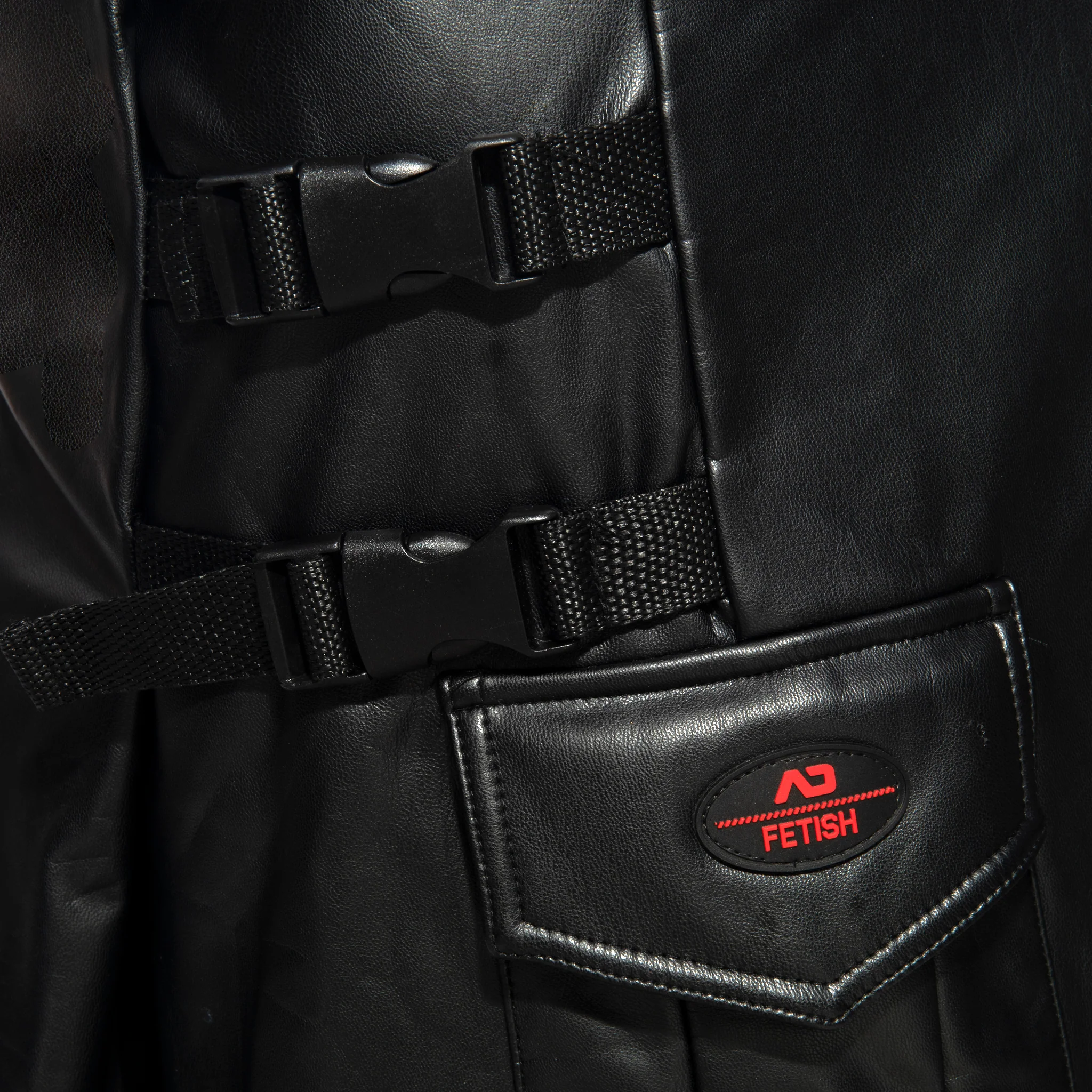 AD Fetish Rub Fetish Clip Skirt Black ADF170 - Image 4