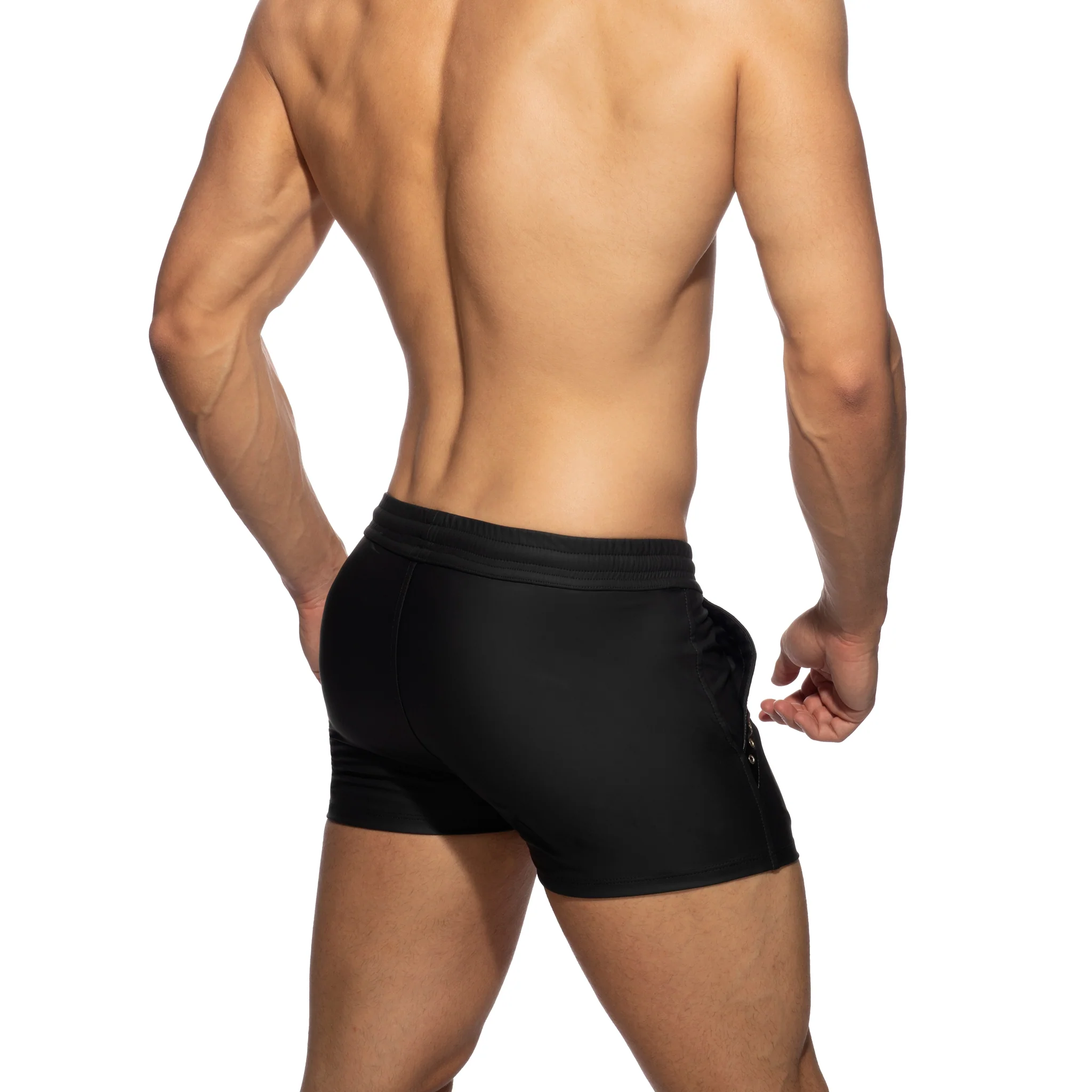 AD Fetish Rub Tape Sports Short Black ADF140 - Image 3