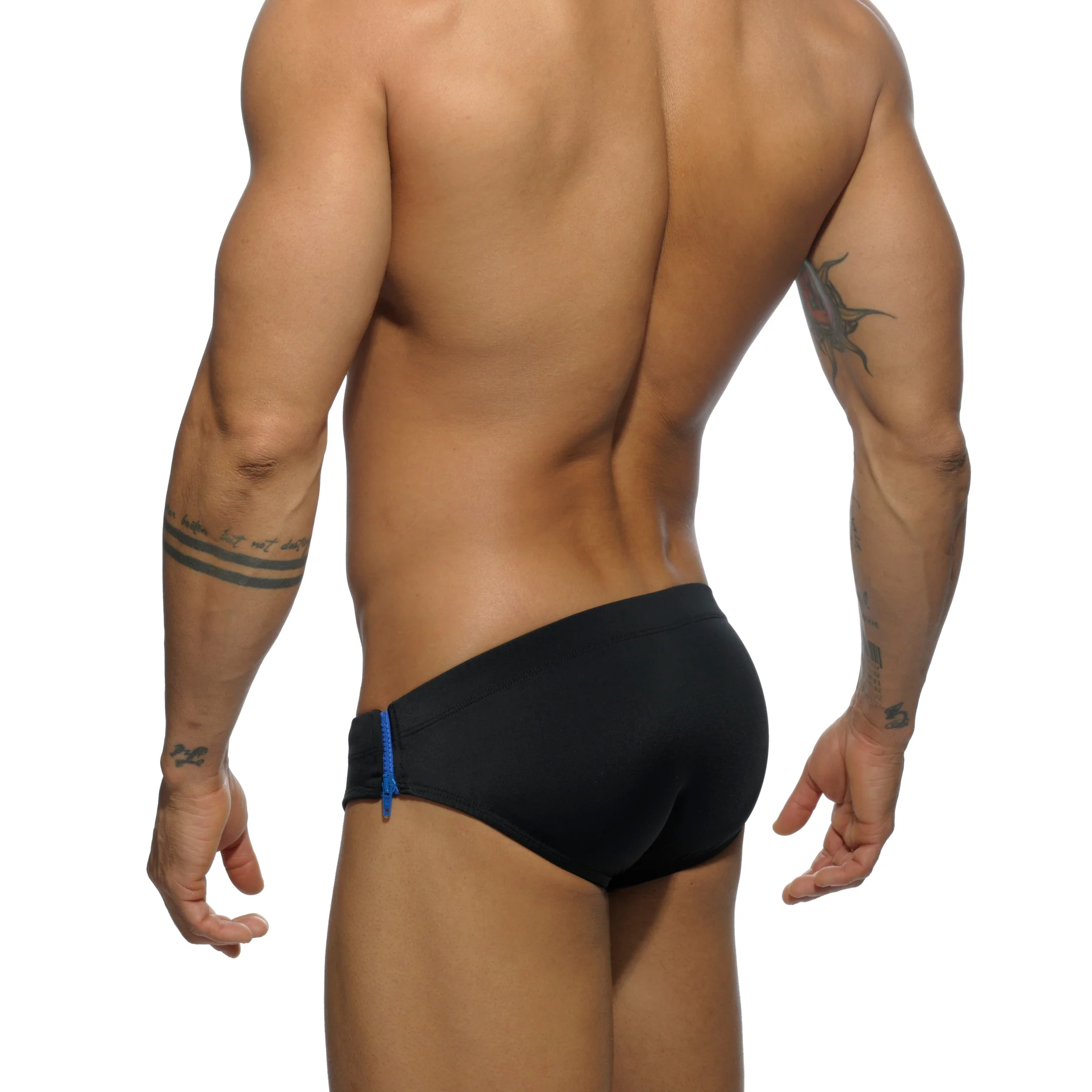 AD Fetish Sides Zipper Swim Brief Royal Blue ADS120 - Image 3