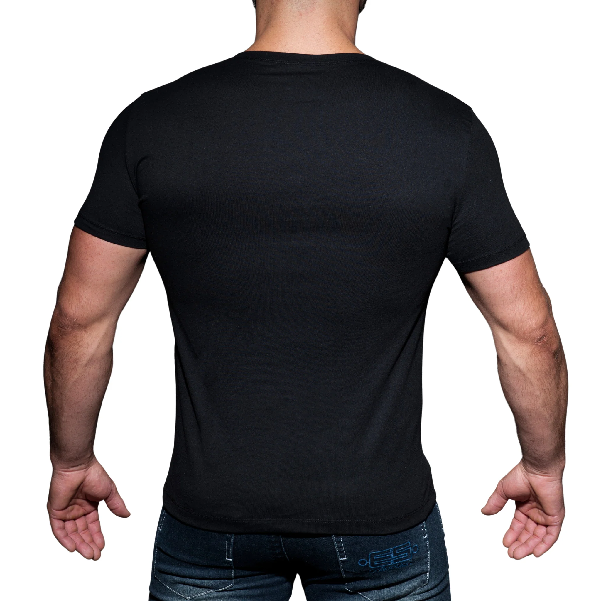 AD Fetish U-Neck T-Shirt Black ADF103 - Image 2