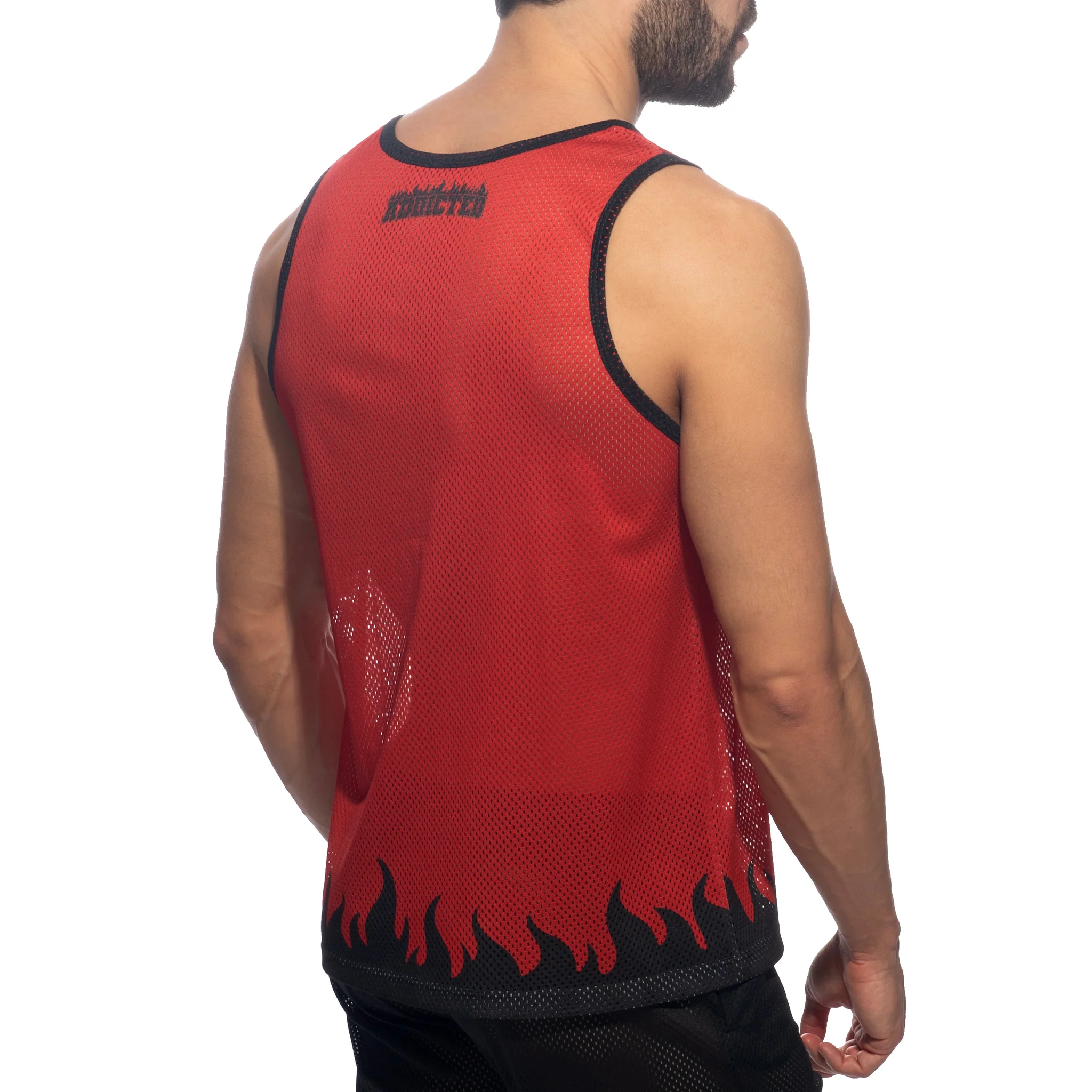 Addicted 69 Tank Top Red AD1340 - Image 3