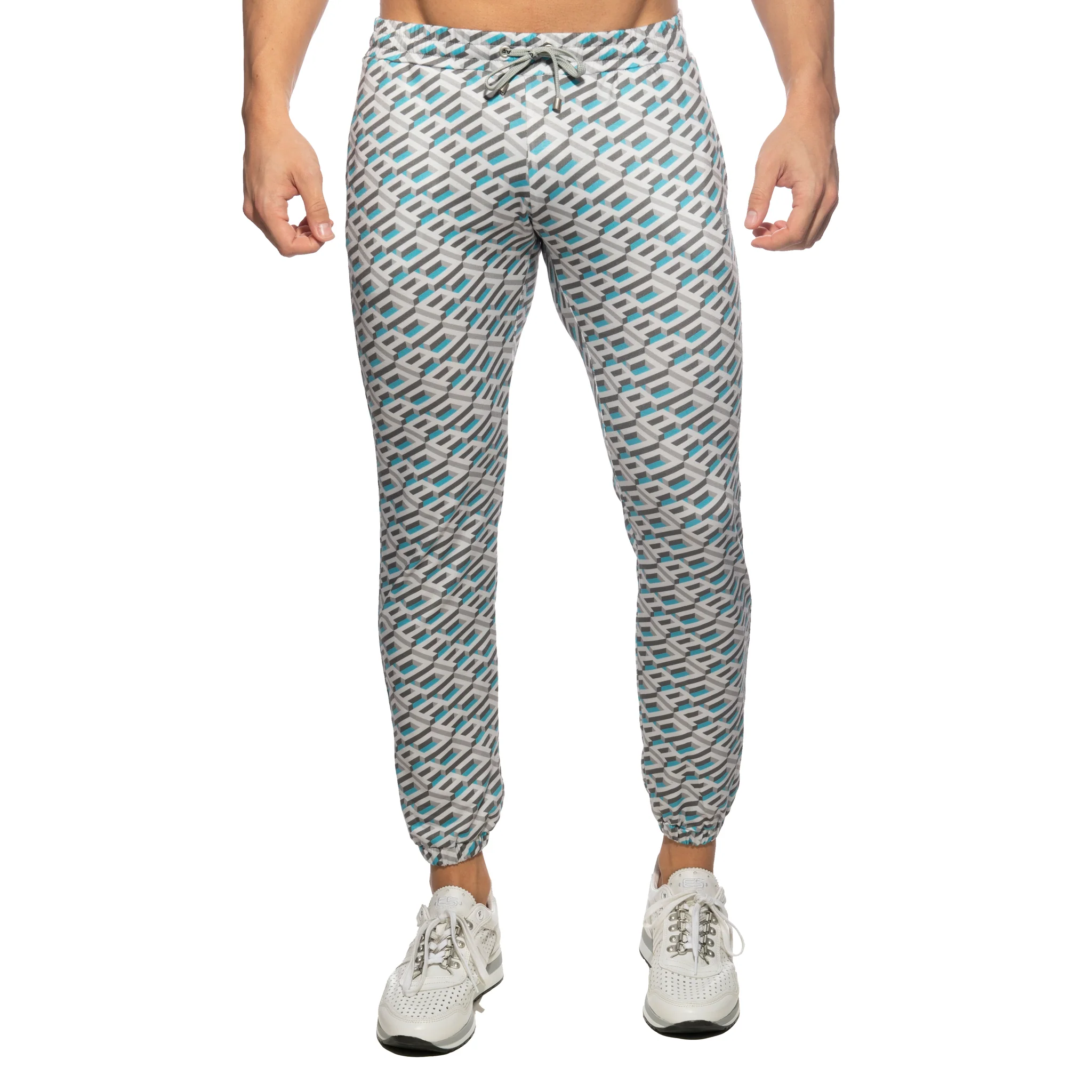 Addicted AD Allover Homewear Pants Turquoise AD1058 - Image 2