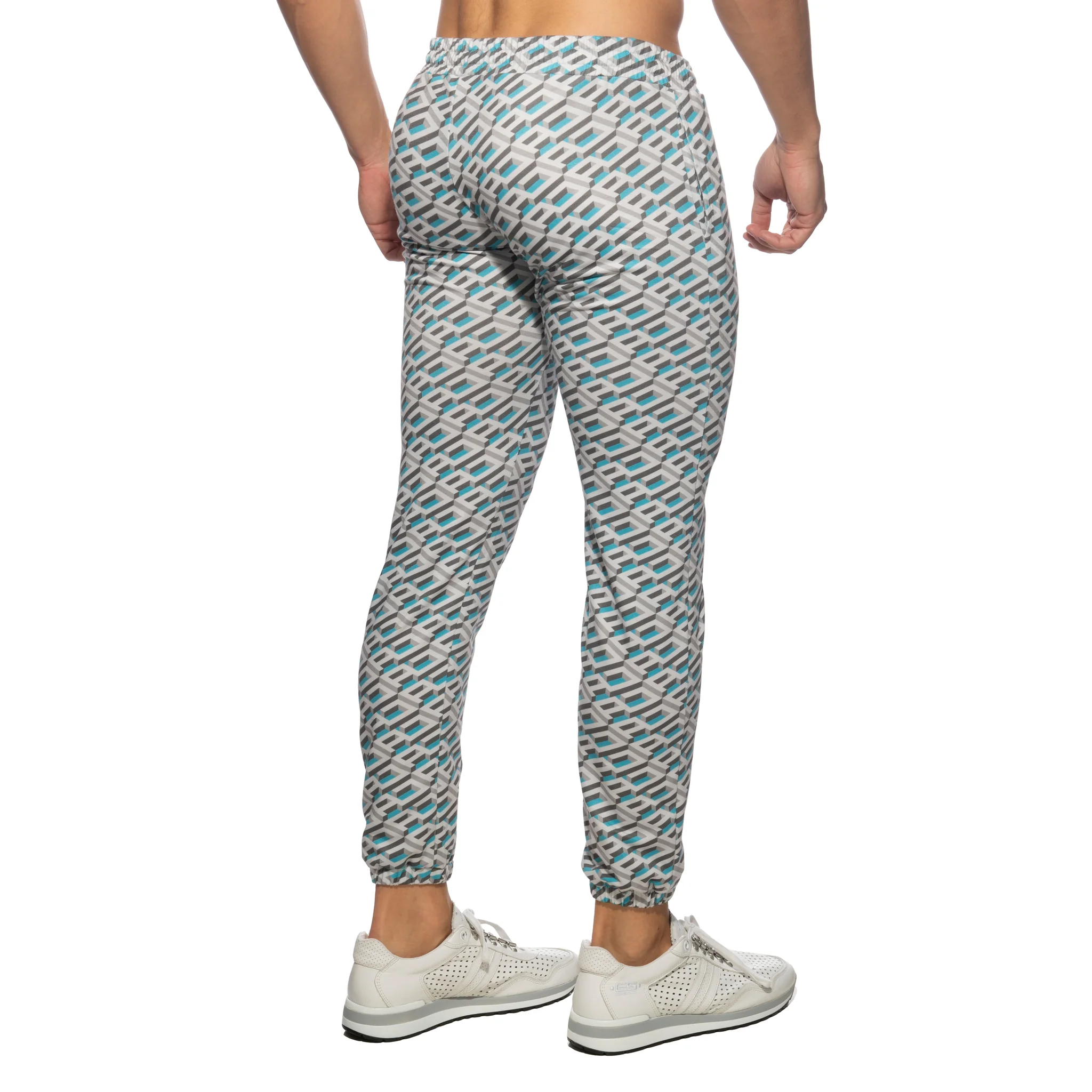 Addicted AD Allover Homewear Pants Turquoise AD1058 - Image 3