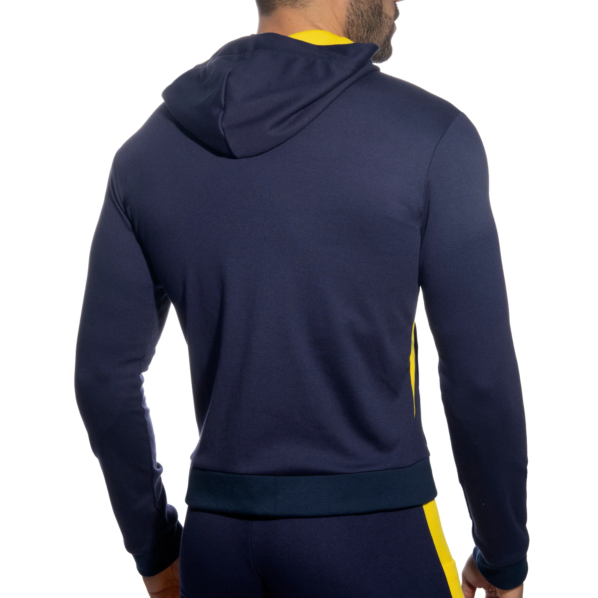 Addicted AD Cotton Sports Hoody Navy AD1065 - Image 3