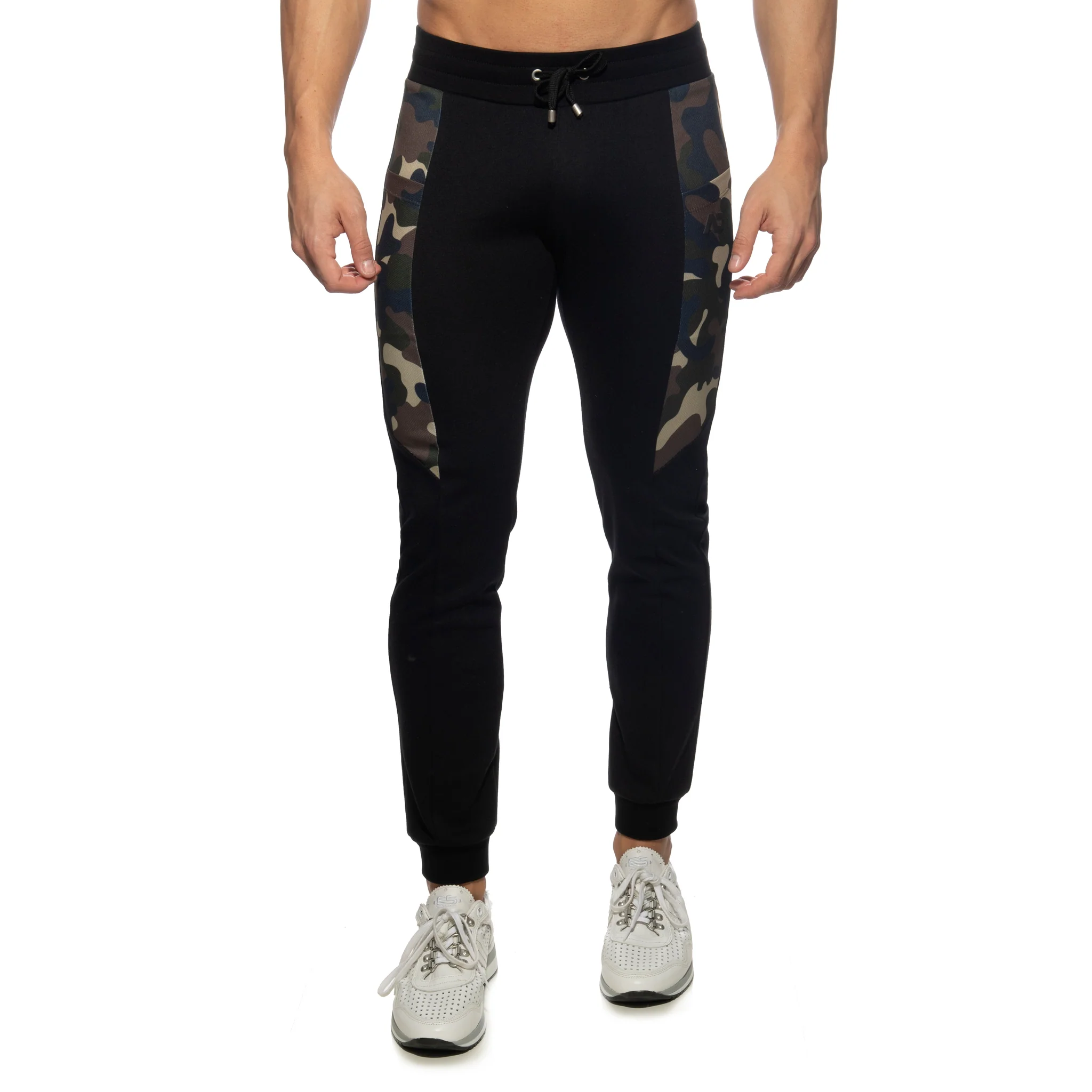 Addicted AD Cotton Sports Long Pants Black AD1066 - Image 2