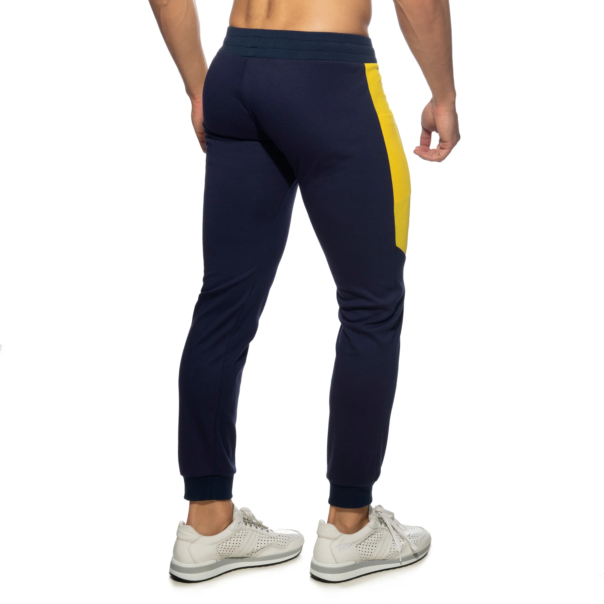 Addicted AD Cotton Sports Long Pants Navy AD1066 - Image 3