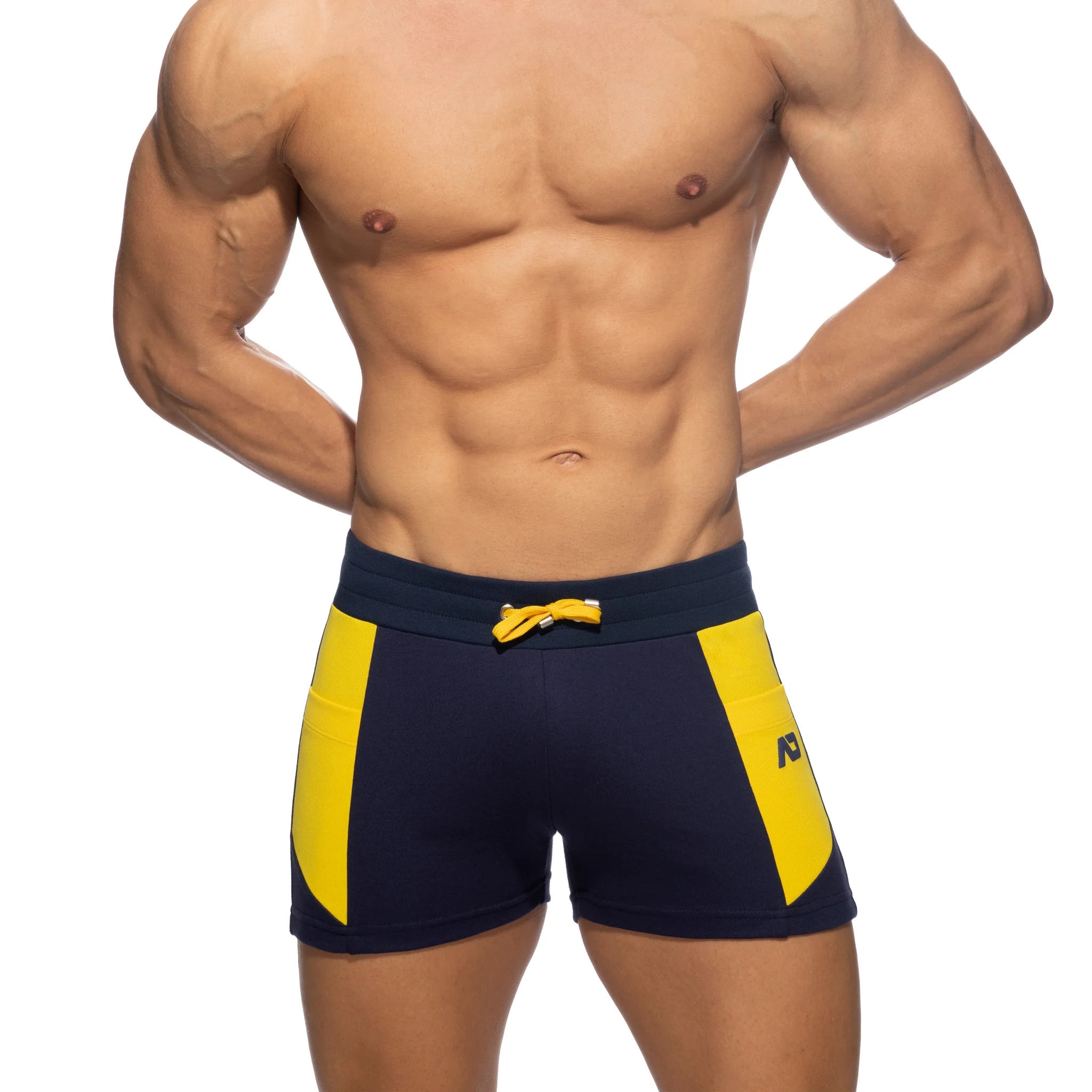 Addicted AD Cotton Sports Shorts Navy AD1068 - Image 2