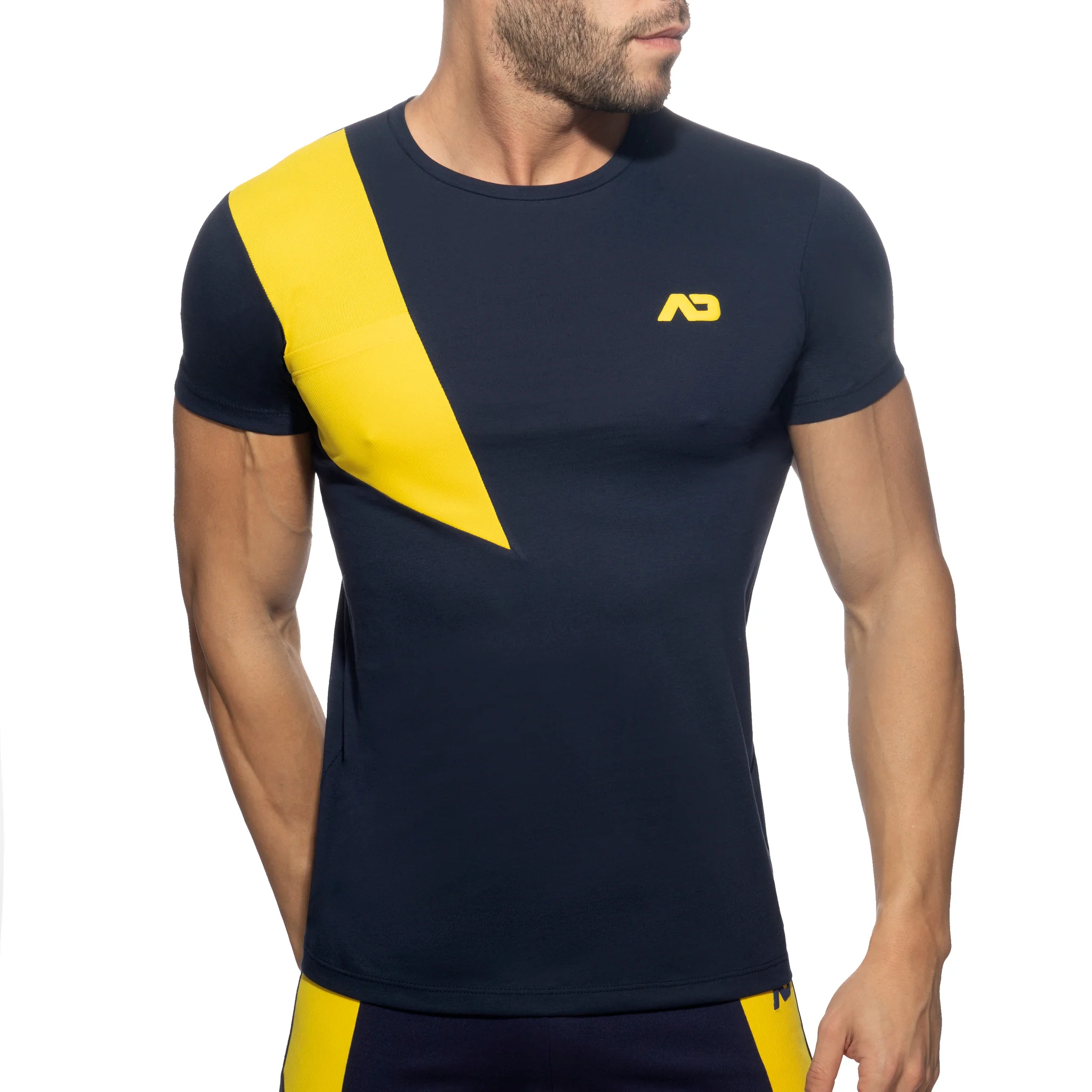 Addicted AD Cotton T-Shirt Navy AD1059 - Image 2