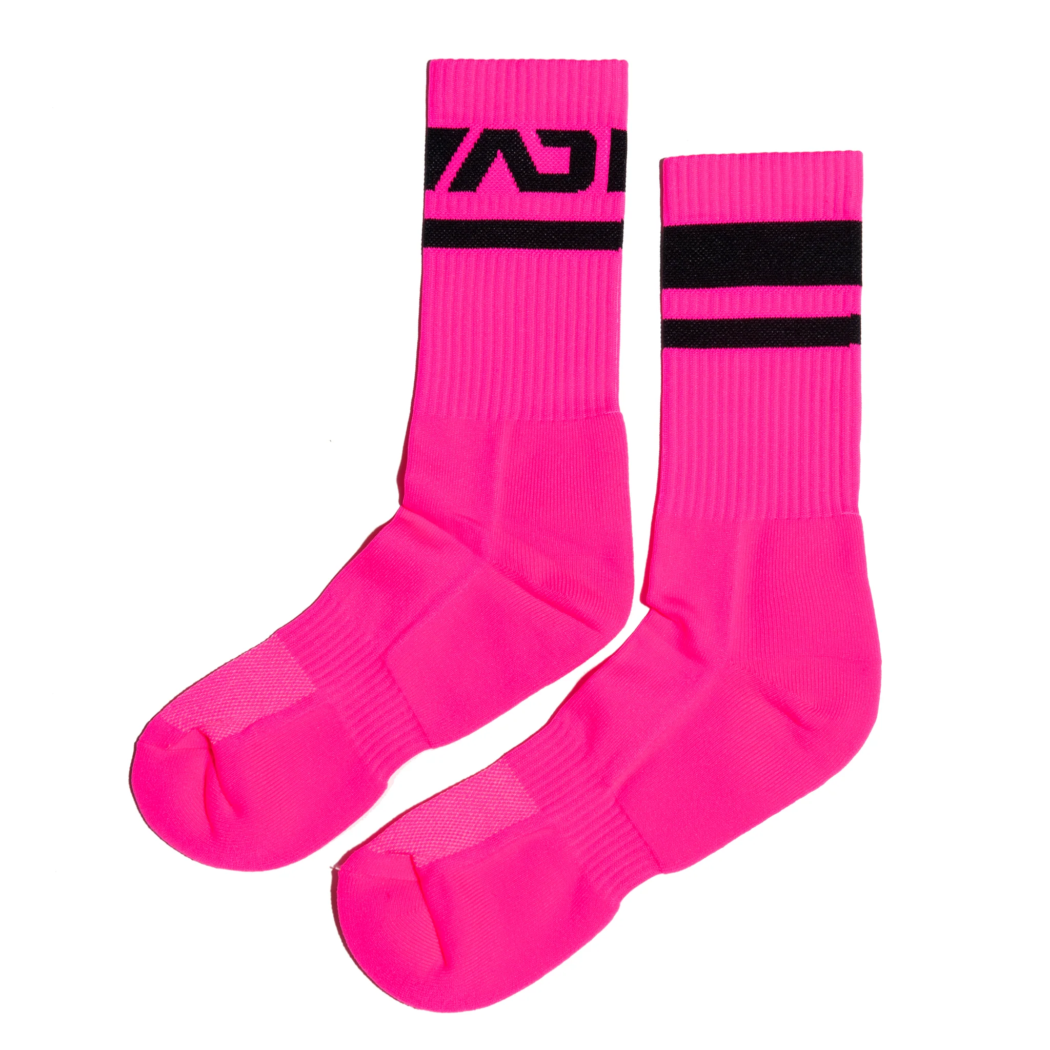 Addicted AD Neon Socks Neon Pink AD1217 - Image 3