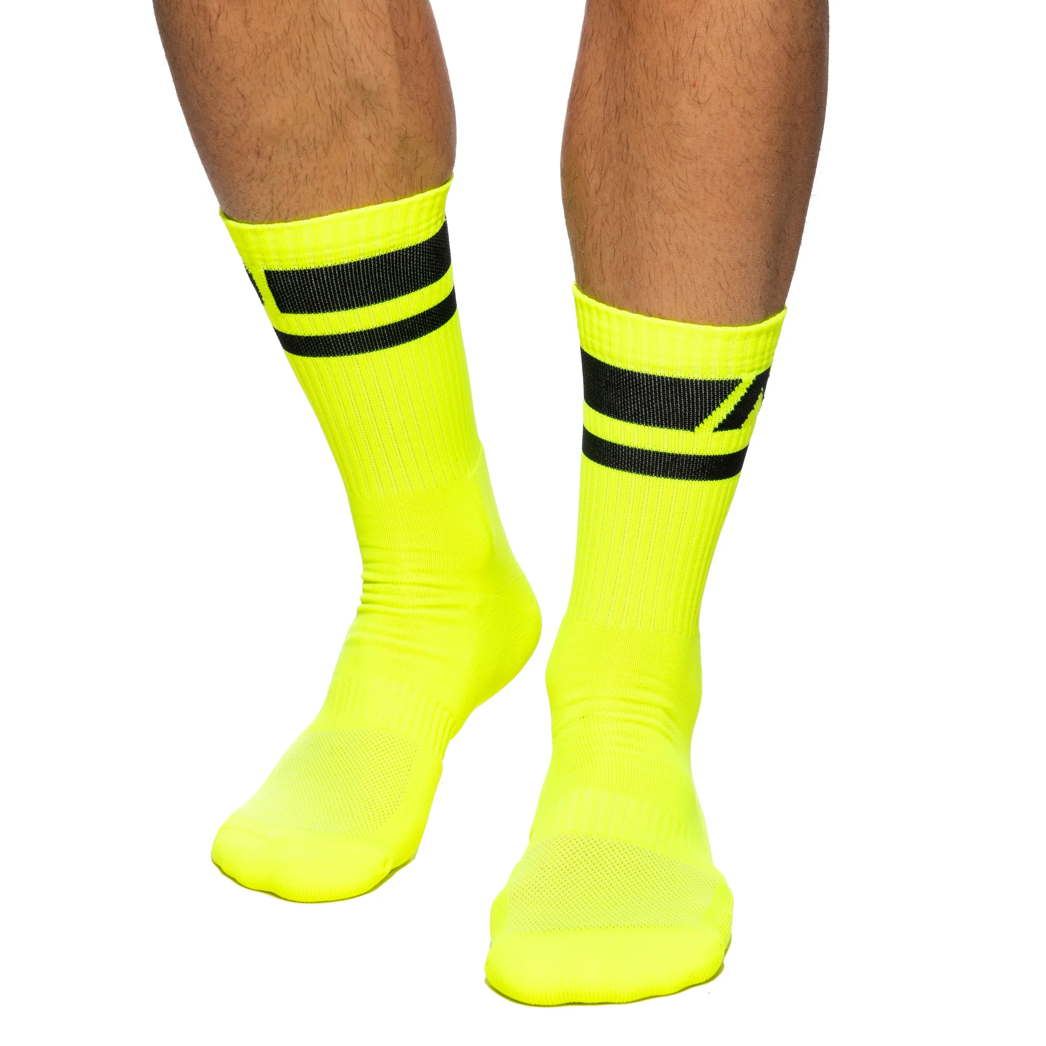 Addicted AD Neon Socks Neon Yellow AD1217 - Image 2