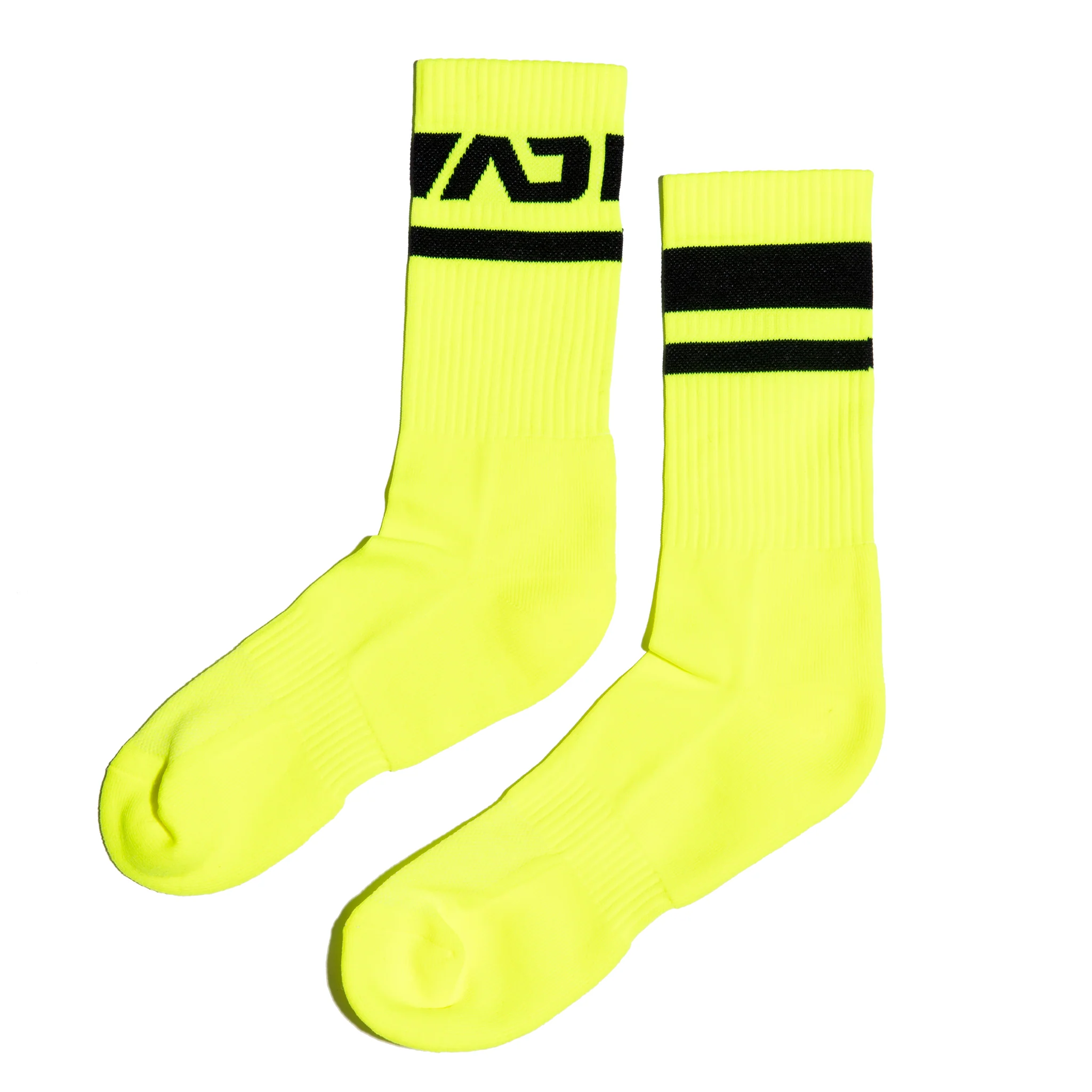Addicted AD Neon Socks Neon Yellow AD1217 - Image 3