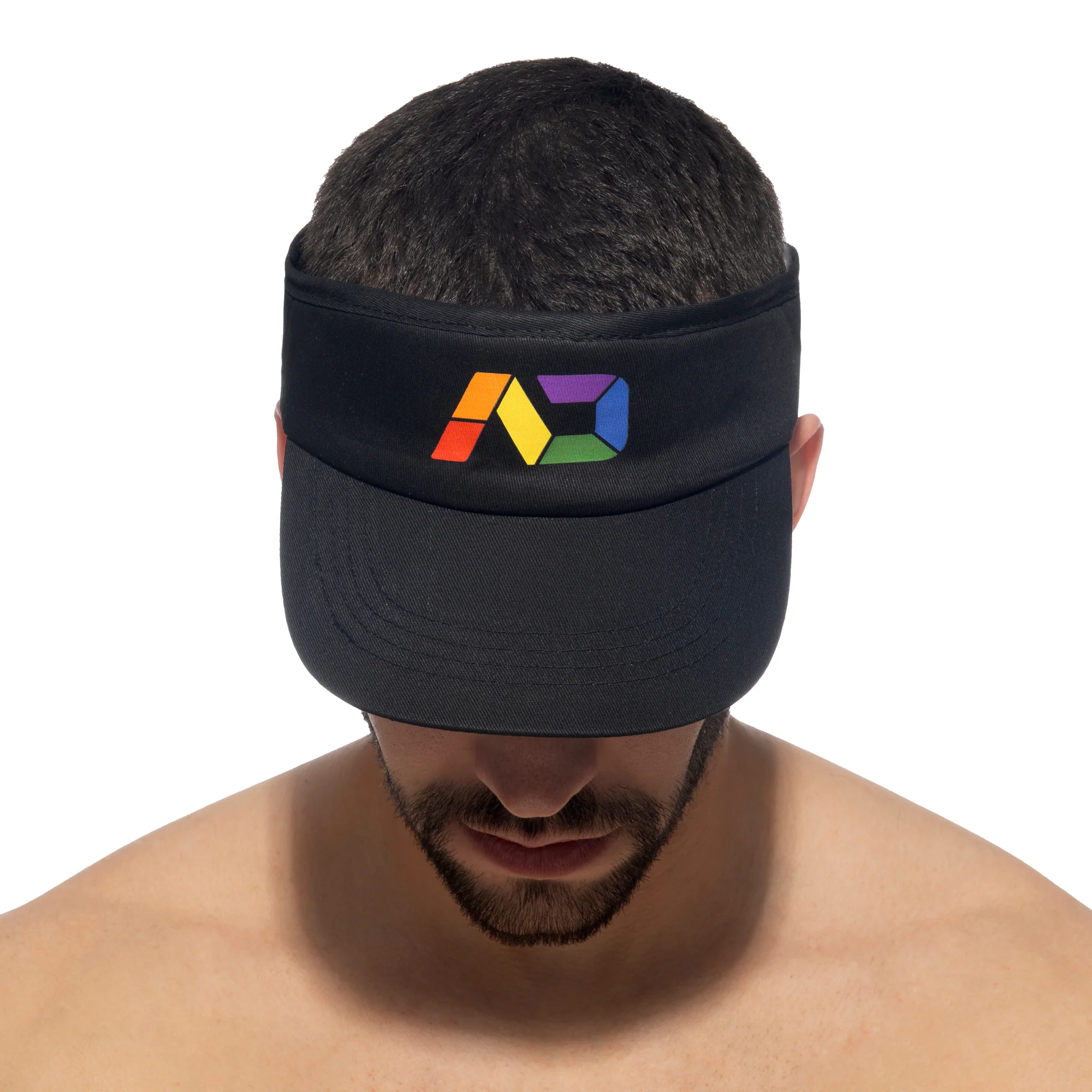 Addicted AD Rainbow Tennis Cap Black AD1164 - Image 2