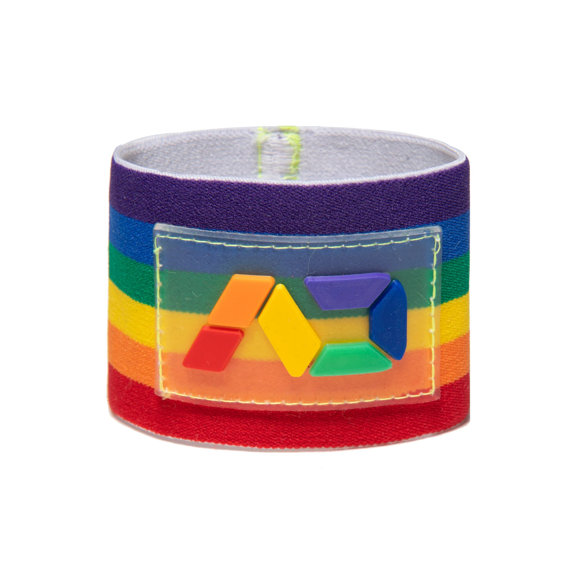 Addicted AD Rainbow Thick Wristband Rainbow AD1121 - Image 2