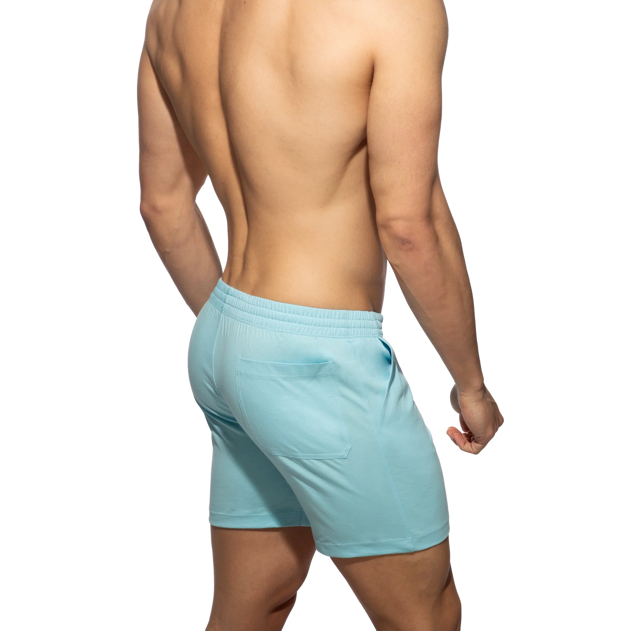 Addicted Addicted Band Shorts Sky Blue AD1437 - Image 3