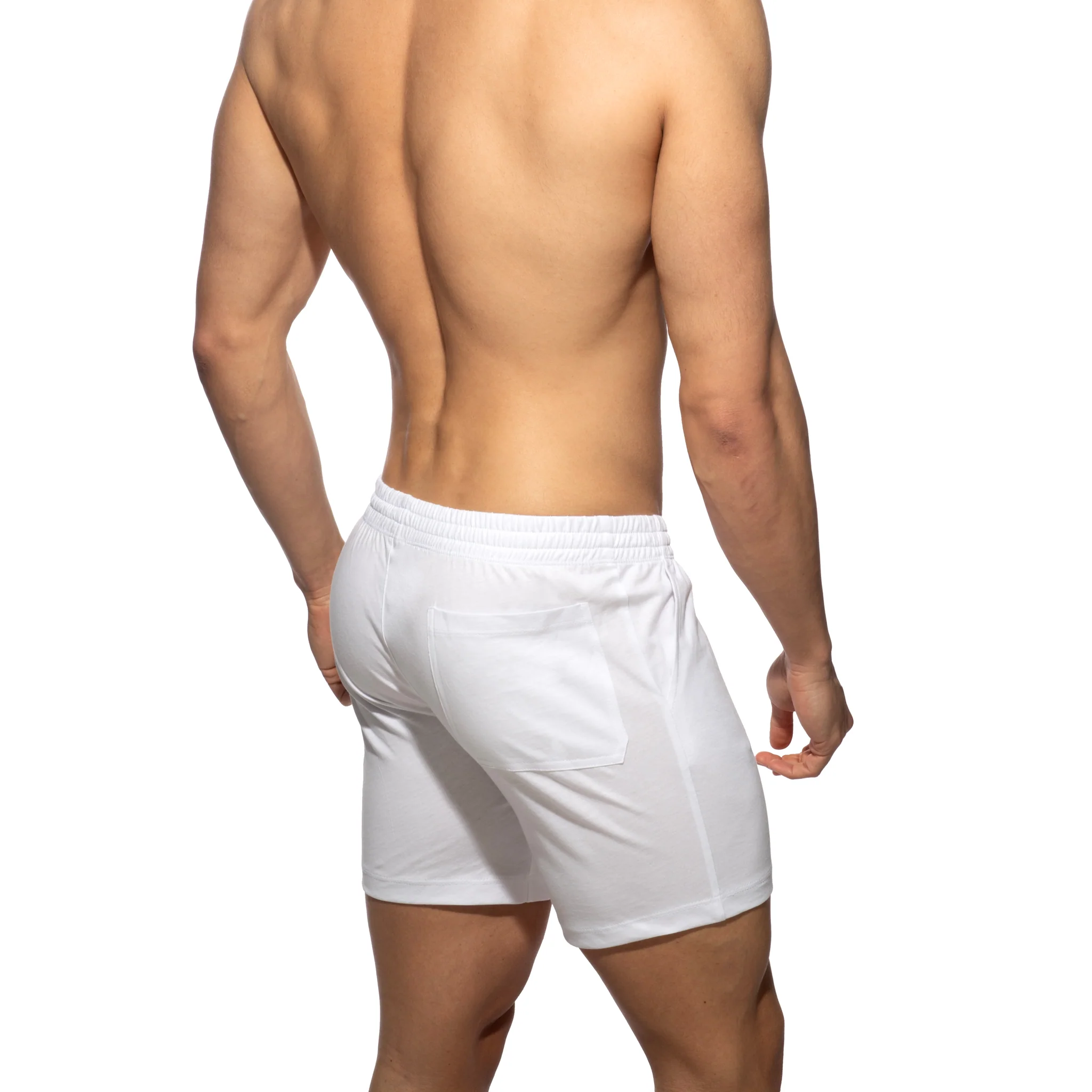 Addicted Addicted Band Shorts White AD1437 - Image 3