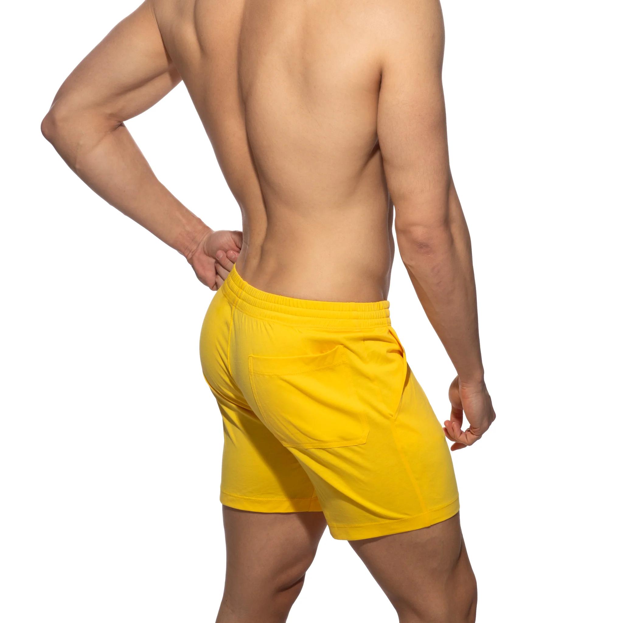 Addicted Addicted Band Shorts Yellow AD1437 - Image 3