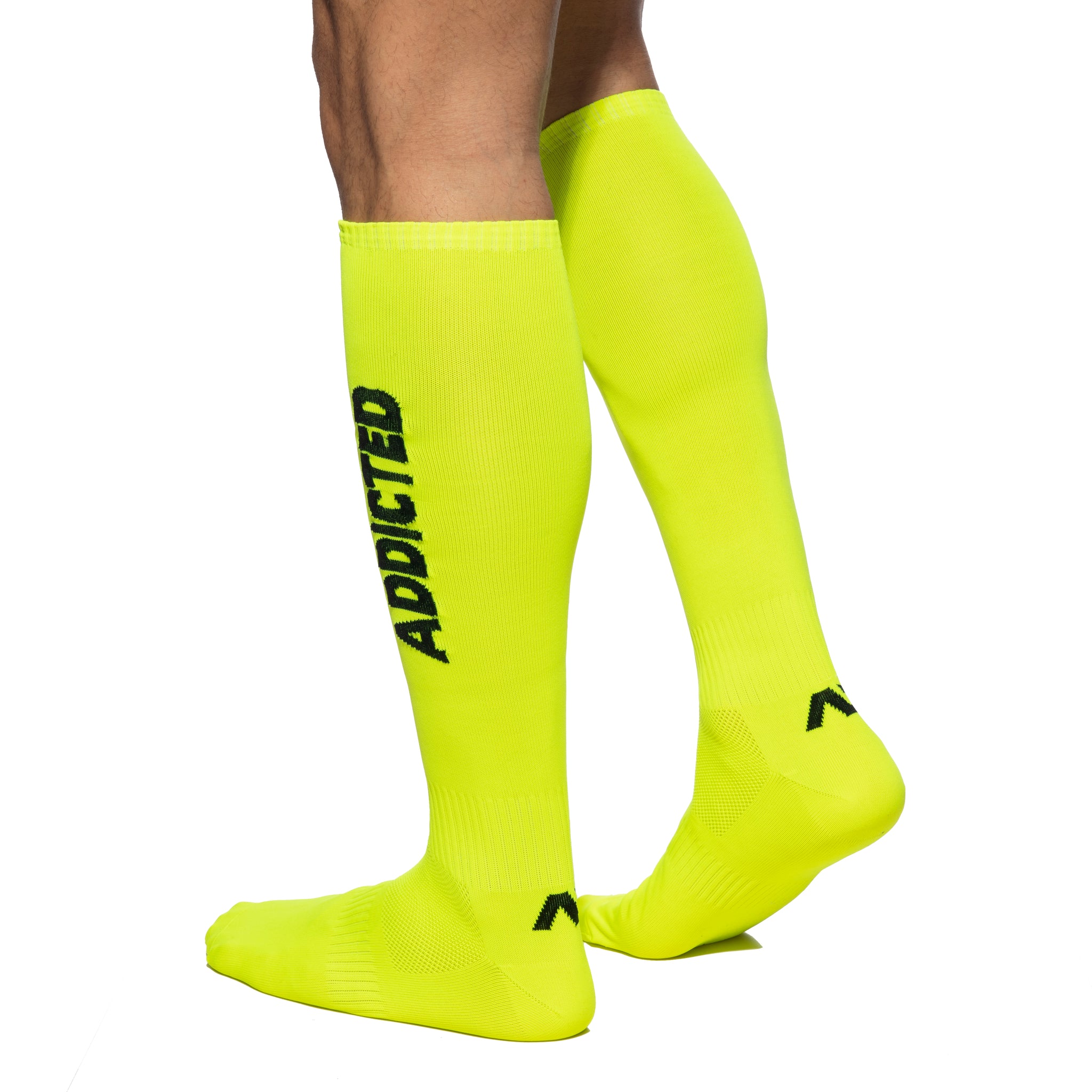 Addicted Neon Socks Neon Yellow AD1155 - Image 3