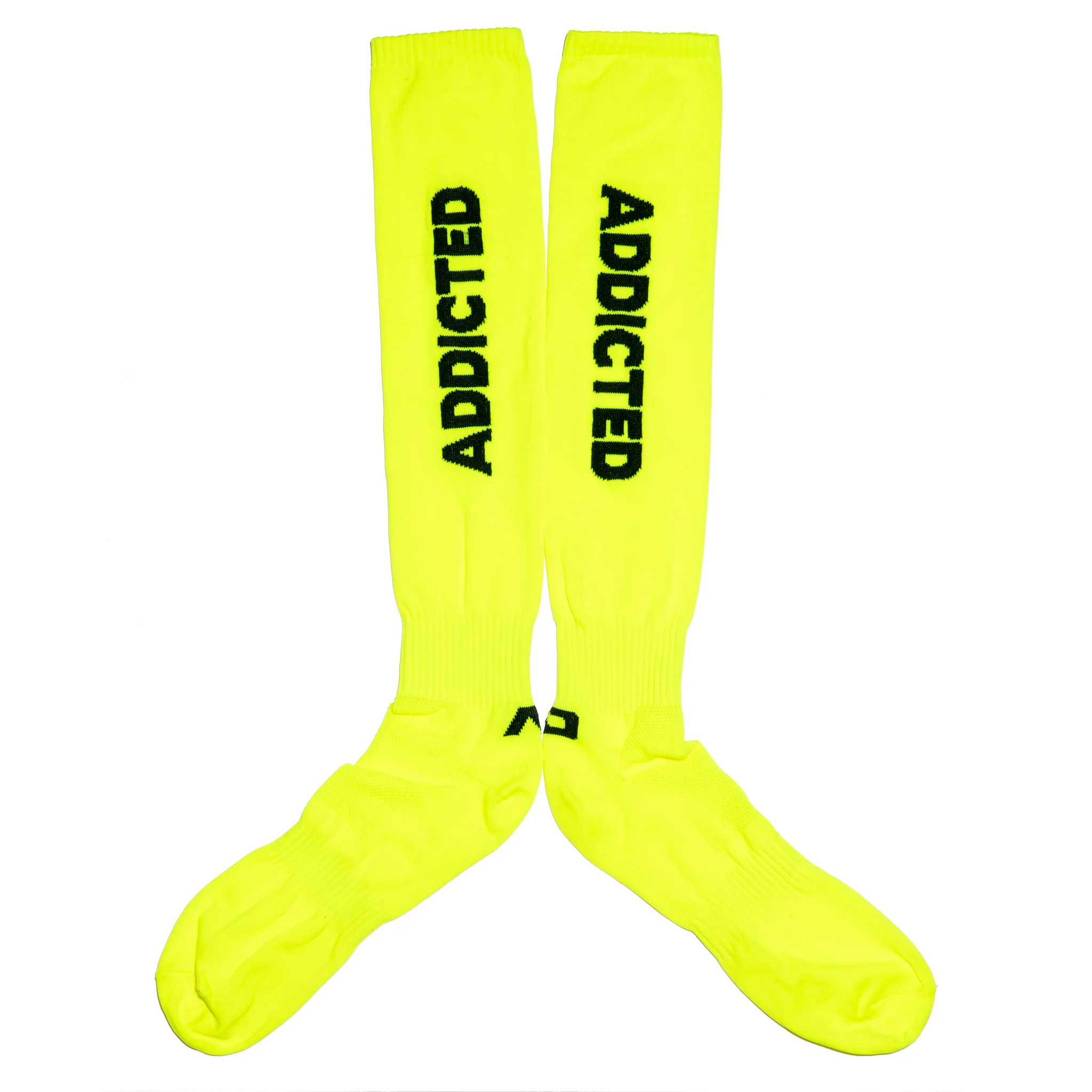 Addicted Neon Socks Neon Yellow AD1155 - Image 4