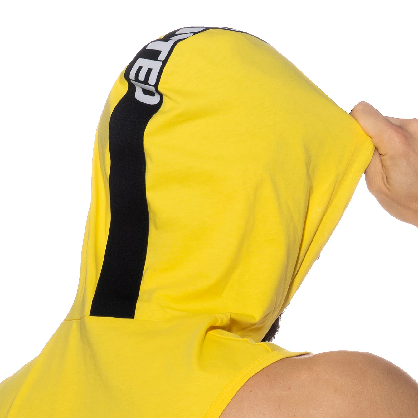 Addicted Band Cotton Hoodie Yellow AD1001 - Image 4