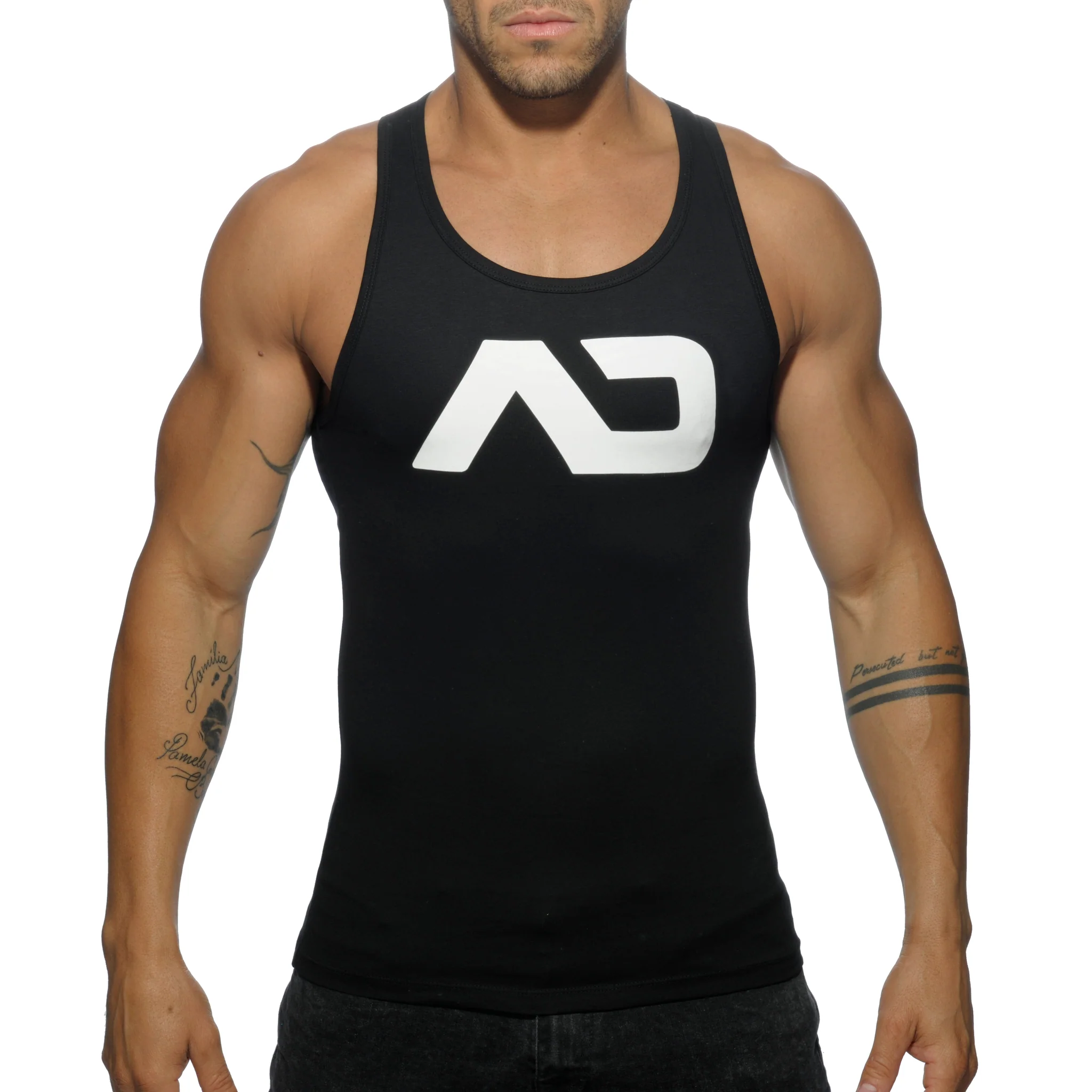 Addicted Basic AD Tank Top Black AD457 - Image 2