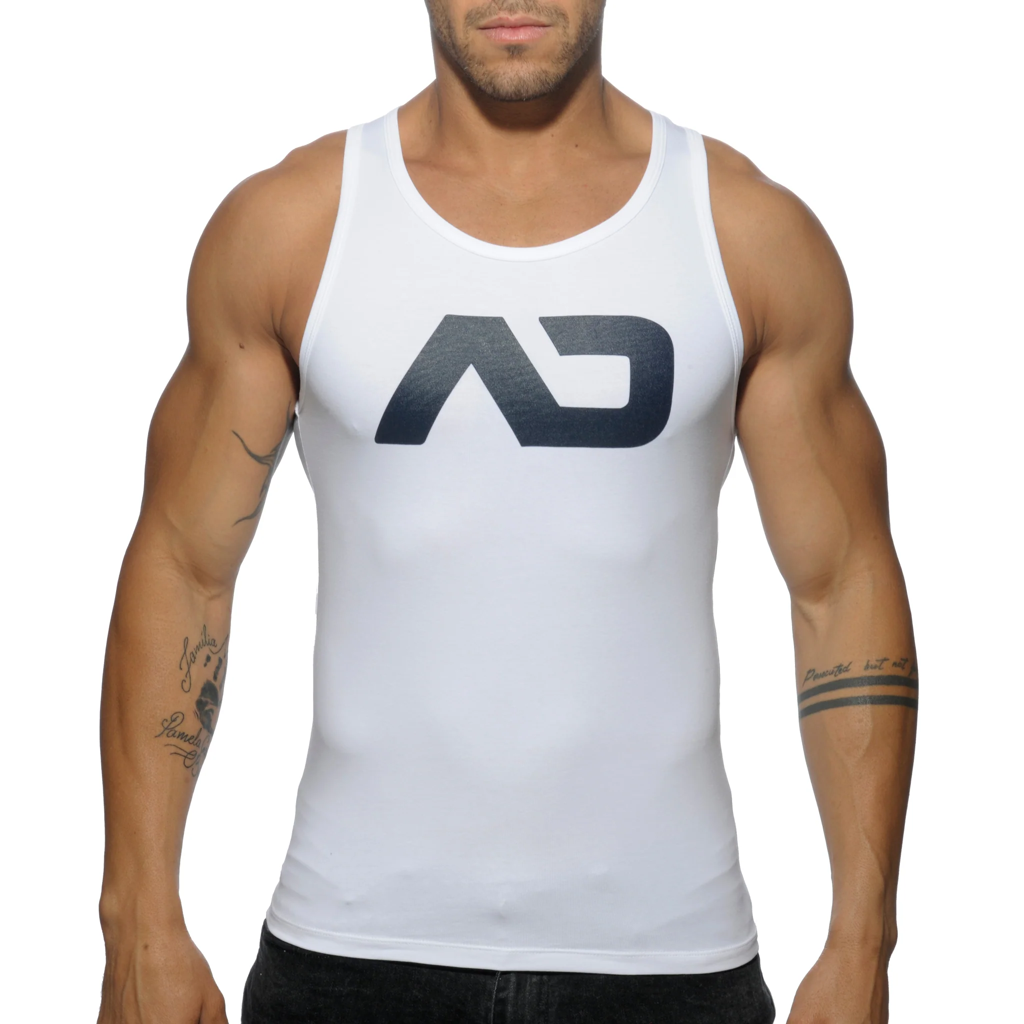 Addicted Basic AD Tank Top White AD457 - Image 2