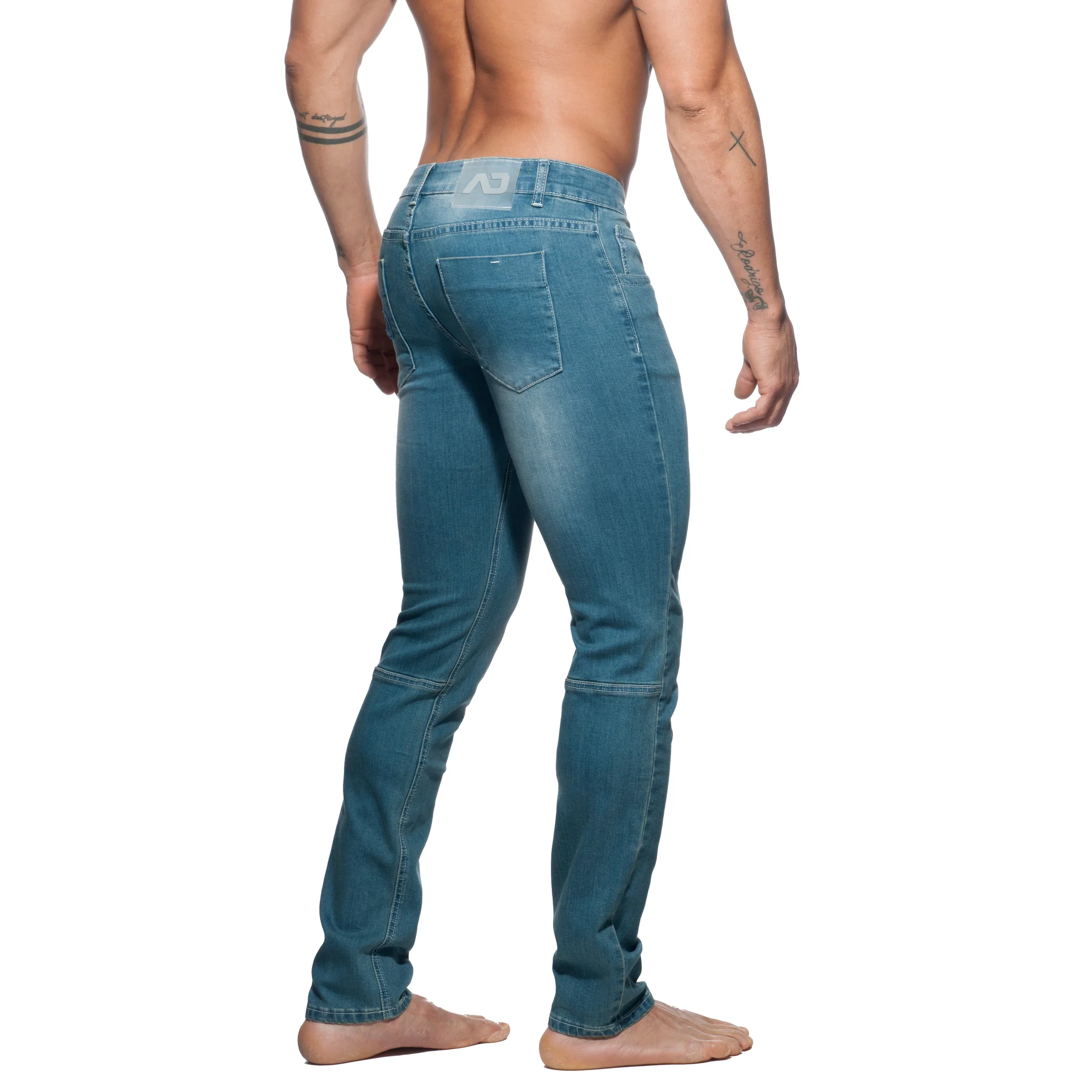 Addicted Basic Jeans Blue Jeans AD636 - Image 3