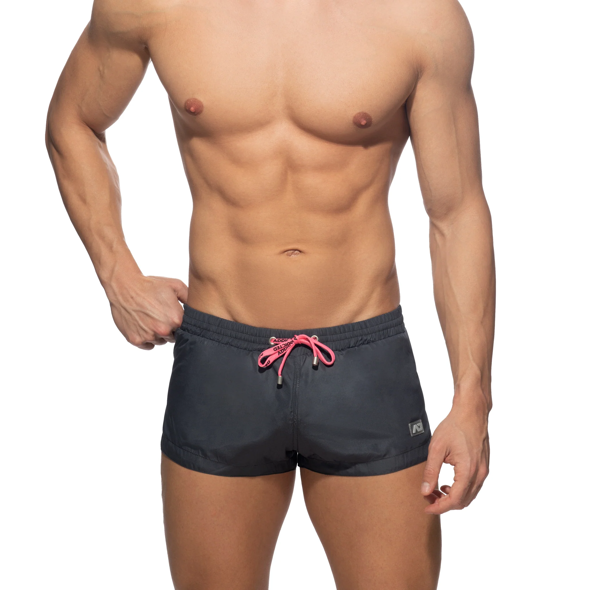 Addicted Basic Mini Short Charcoal ADS111 - Image 2