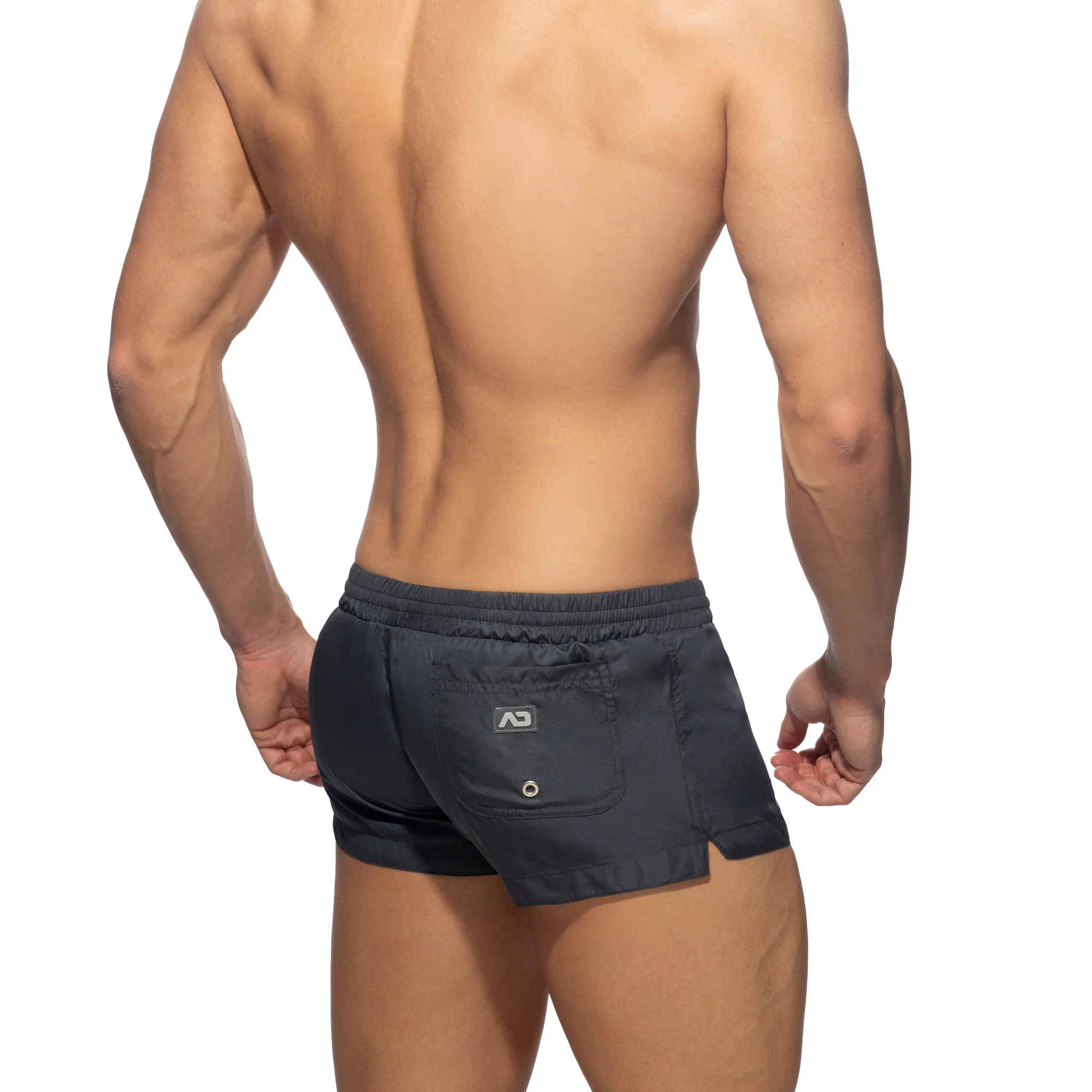 Addicted Basic Mini Short Charcoal ADS111 - Image 3