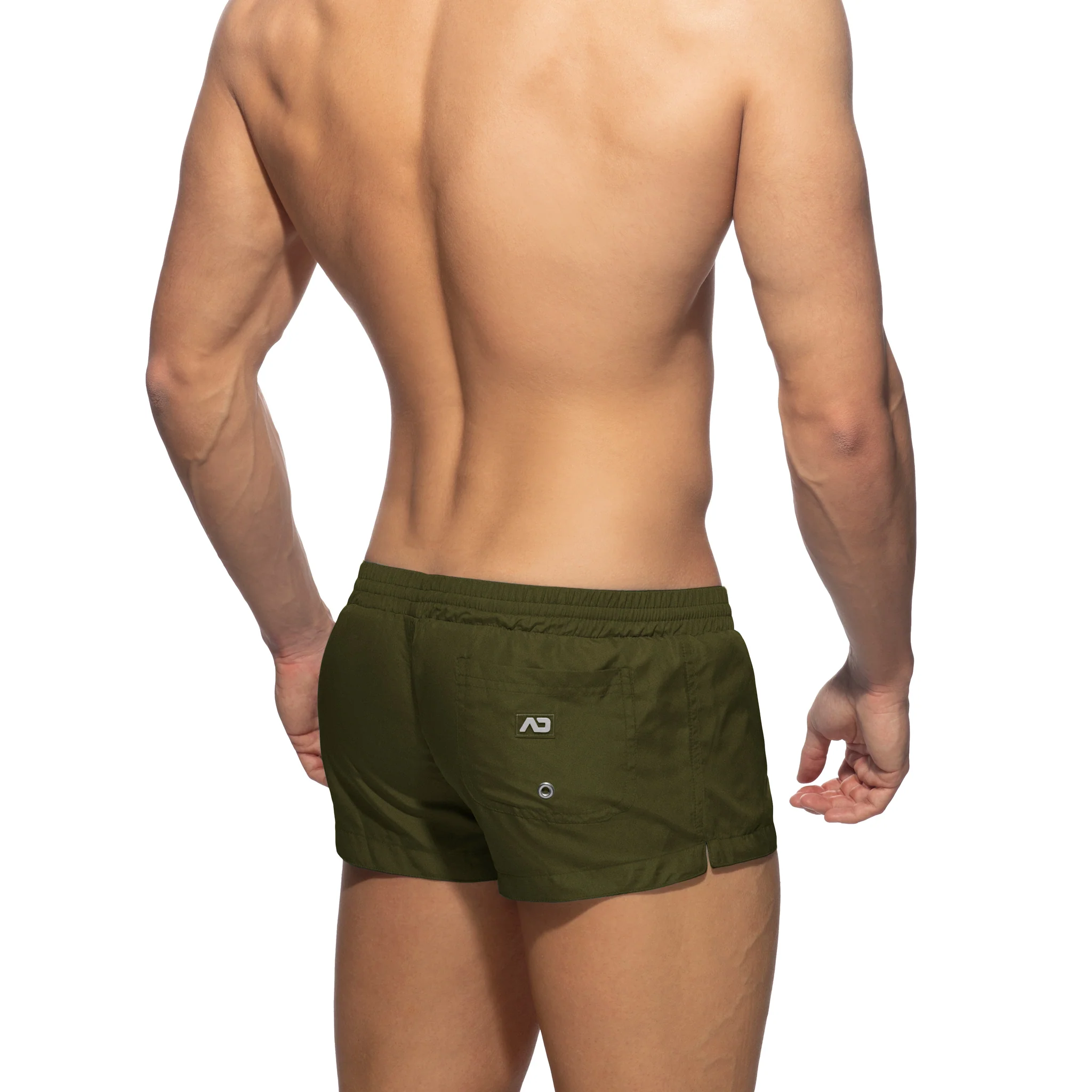 Addicted Basic Mini Short Khaki ADS111 - Image 3