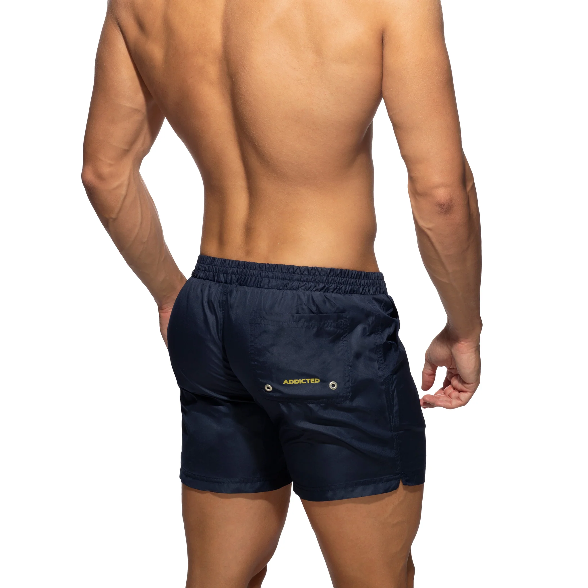 Addicted Basic Swim Long Short Navy ADS073 - Image 3